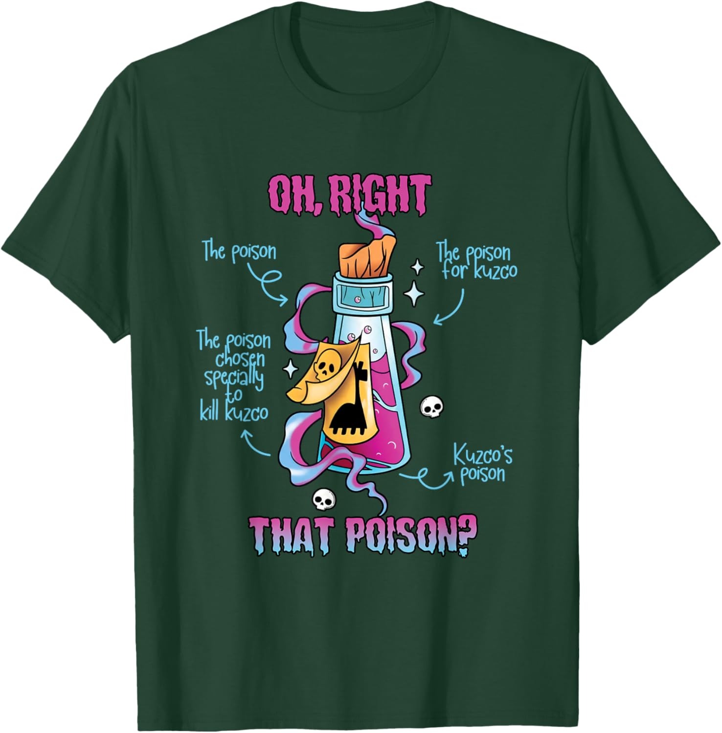 Vintage Funny Drink Me Poison Llama Halloween T-Shirt for Adults - 5