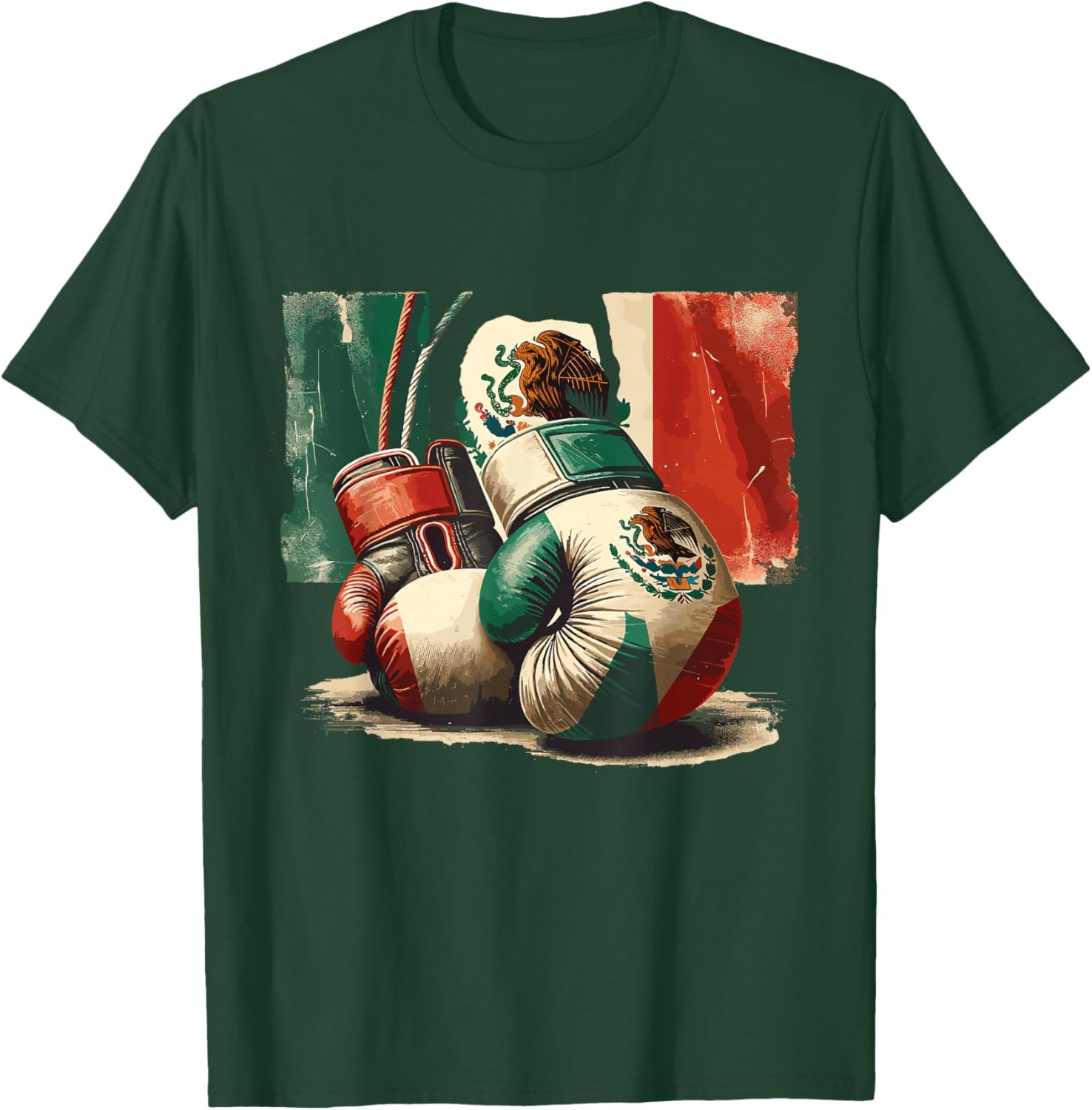 Boxing Mexico T-Shirt Stylish Graphic Tee for Fans of Boxing and Culture - 2