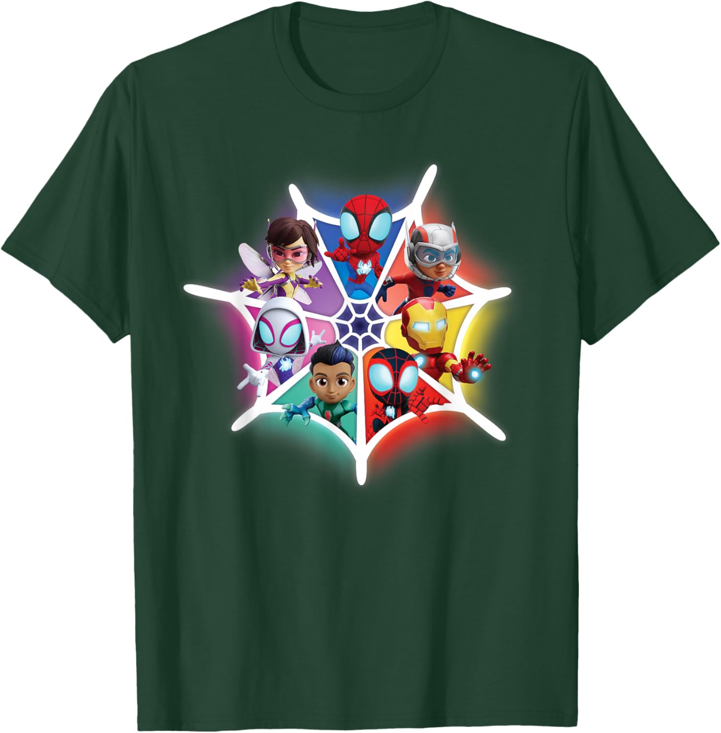 Marvel Spidey and Friends Avengers Team-Up T-Shirt for Kids and Adults - 20