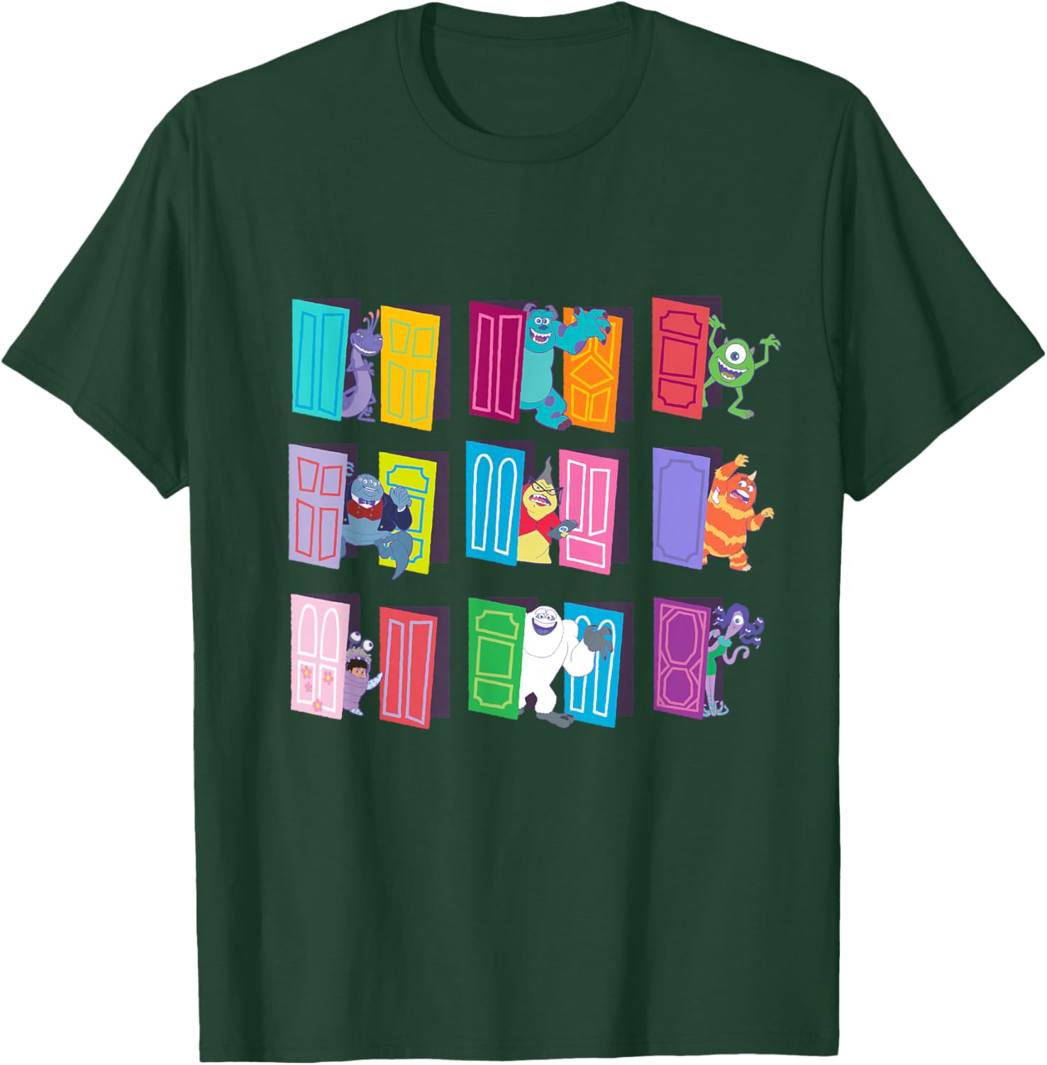 Monsters Inc Doors T-Shirt for Kids and Adults - Fun Disney Apparel - 26