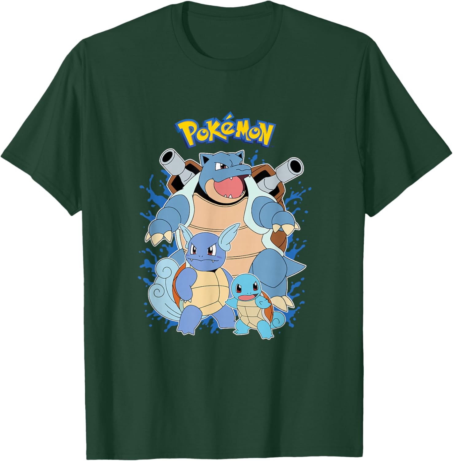 Squirtle Evolution T-Shirt for Pokémon Fans - Fun Graphic Tee Design - 5