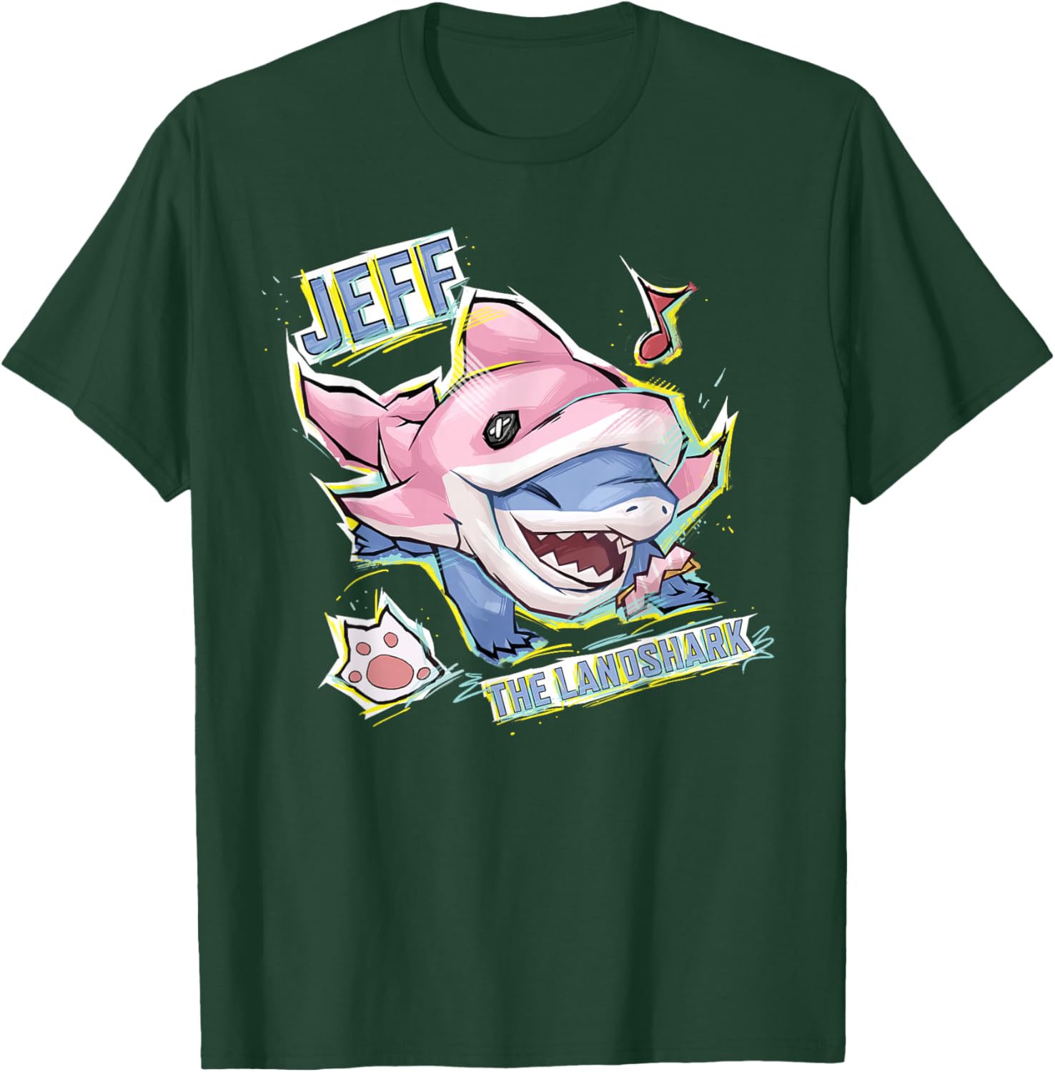 Marvel Rivals PVP Jeff the Land Shark Dolphin Skin T-Shirt for Fans - 1