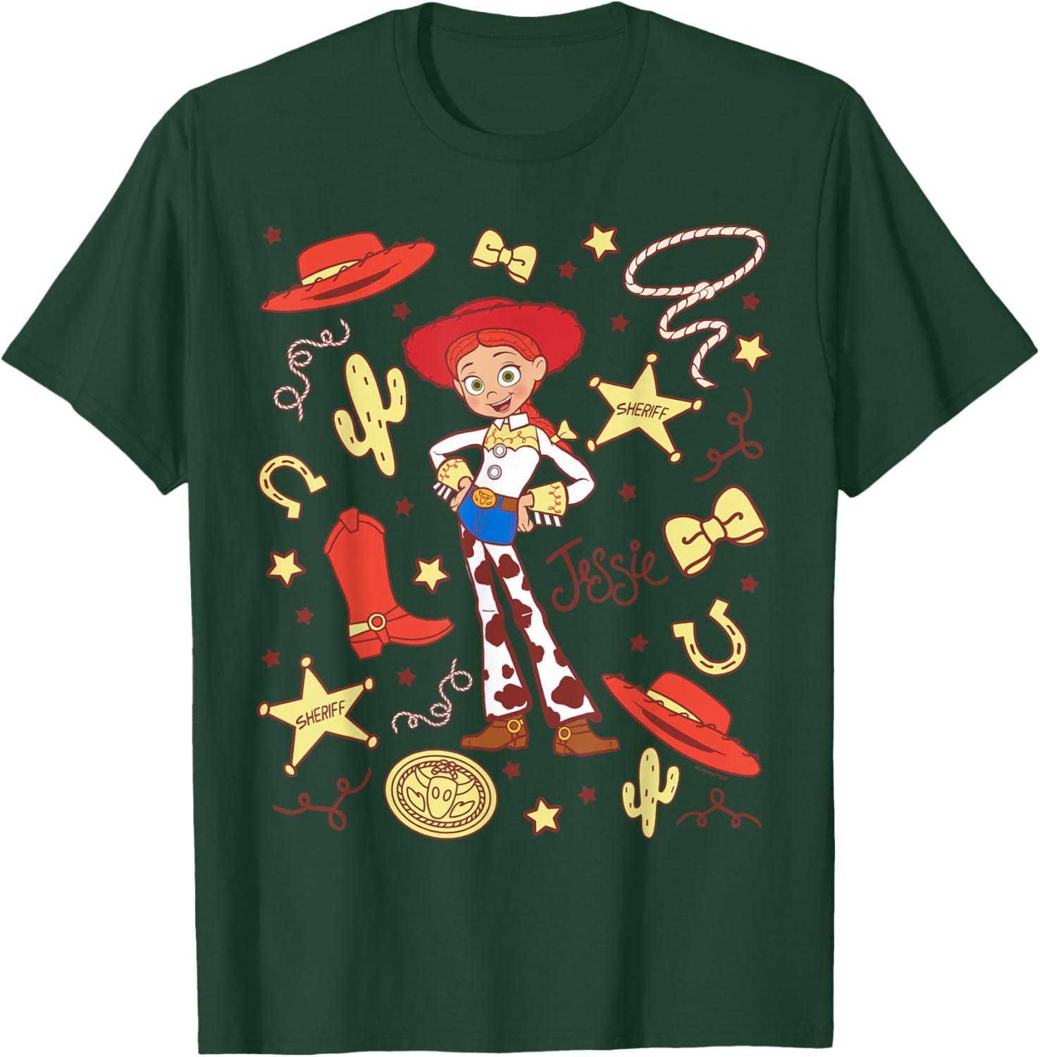 Toy Story Jessie Cowgirl Western Spirit T-Shirt for Kids and Adults - 18