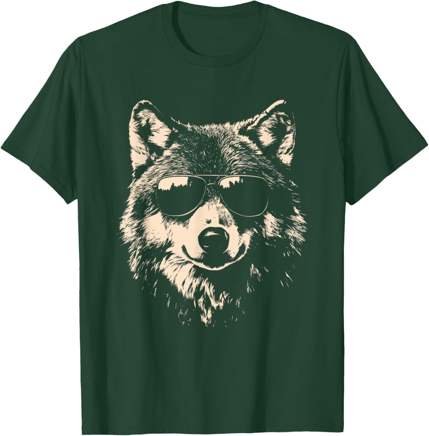 Funny Wolf Rock and Roll T-Shirt for Music Lovers and Wolf Fans - 7