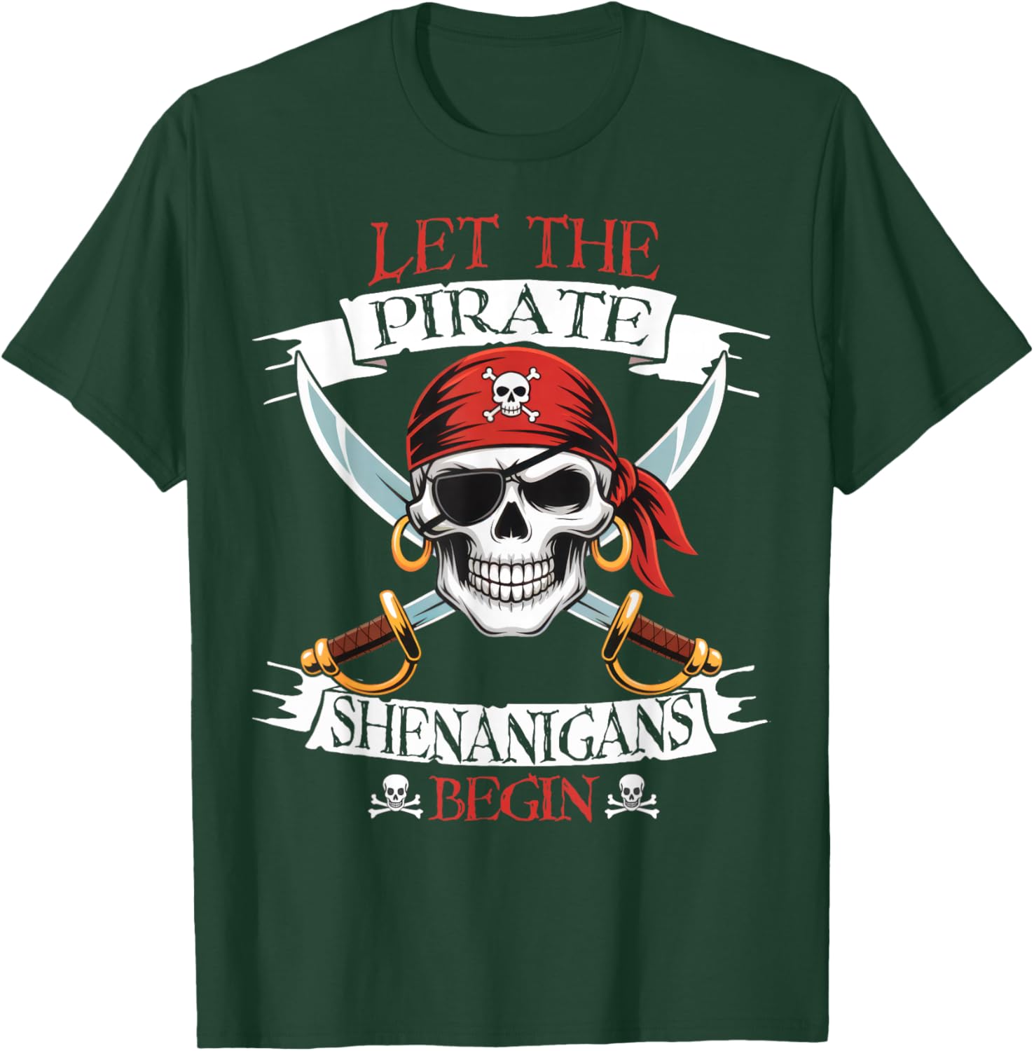 Pirate Shenanigans Skull T-Shirt for Boys - Perfect Halloween Costume! - 19