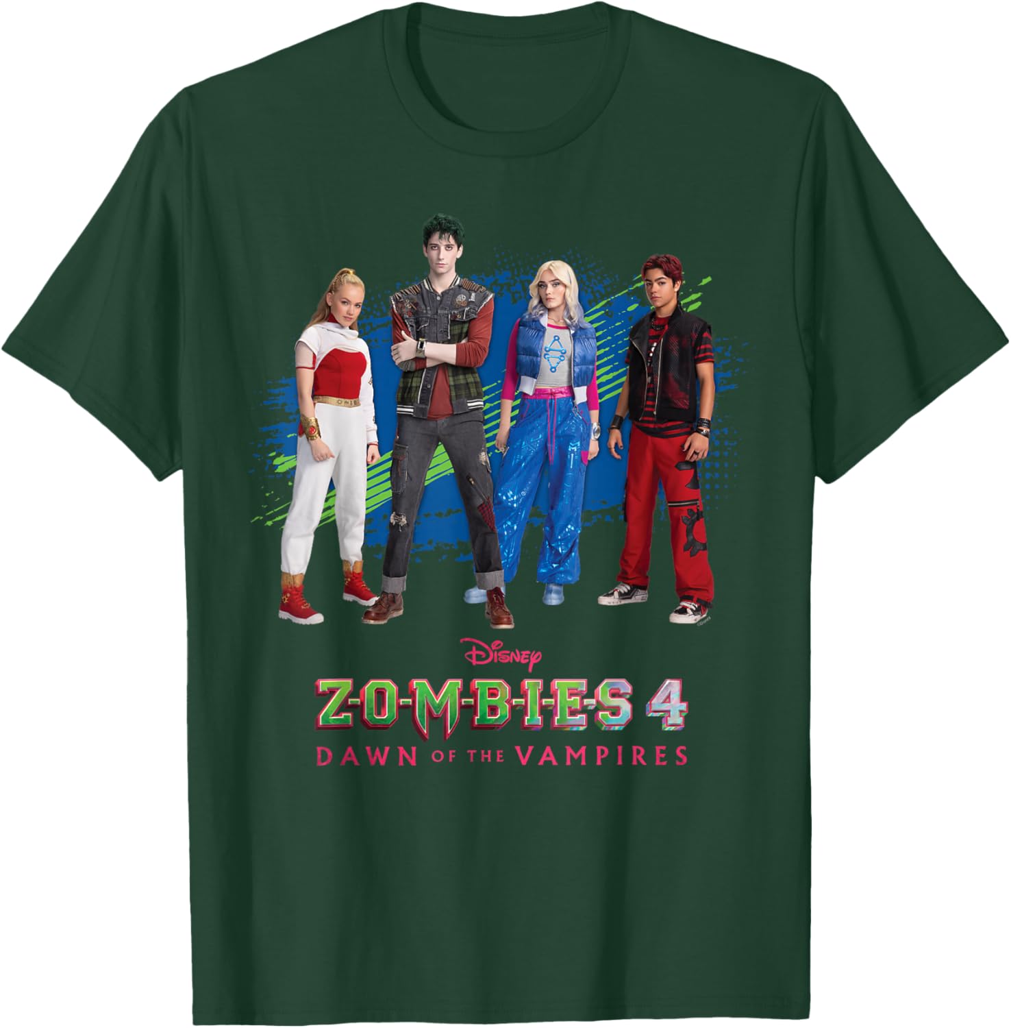 Disney Zombies 4 T-Shirt Featuring Nova, Victor, Zed, and Addison Logo - 5