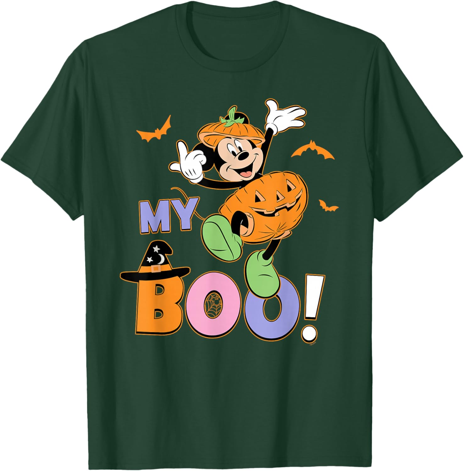 Disney Mickey Mouse My Boo Couples Halloween T-Shirt for Fun Halloween Style - 27