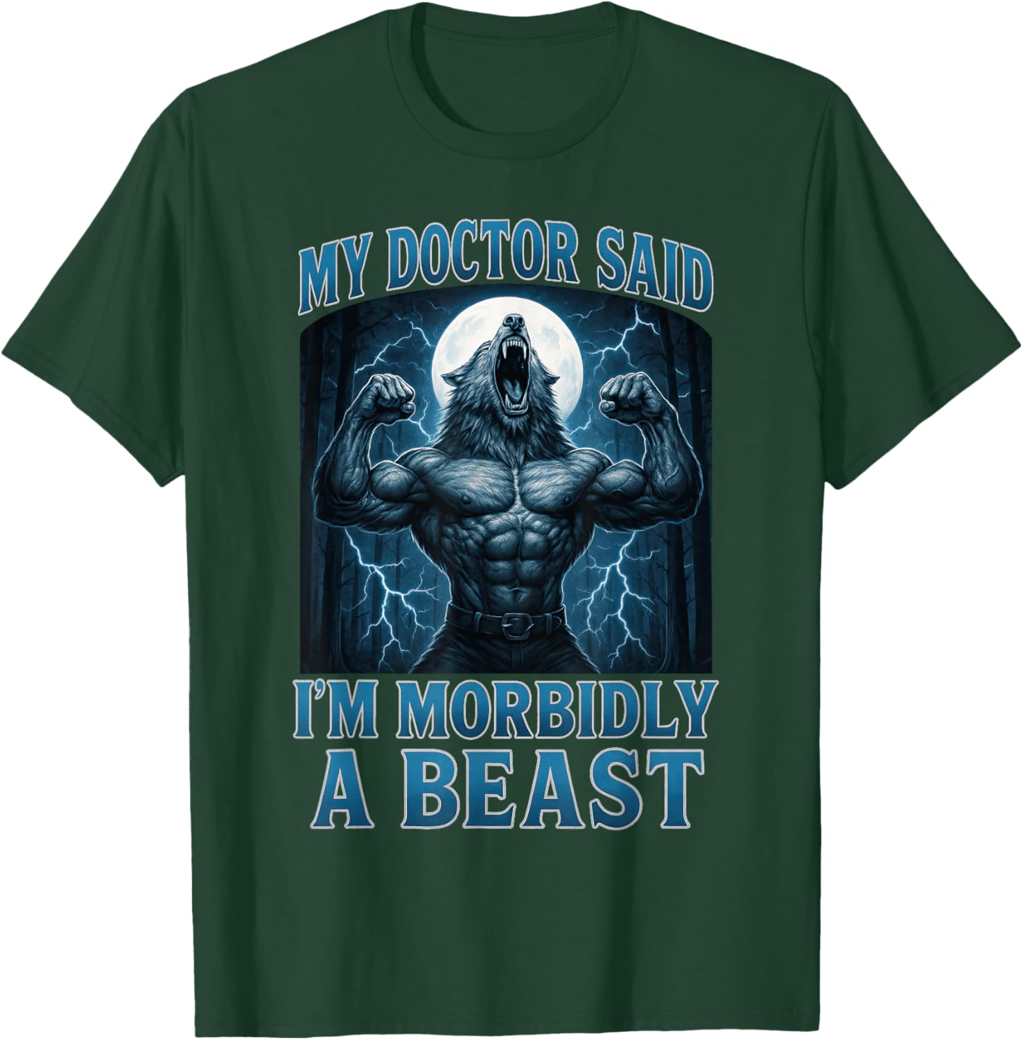 Funny Alpha Wolf Beast Meme Graphic Tee for Men, Women, and Teens - 20