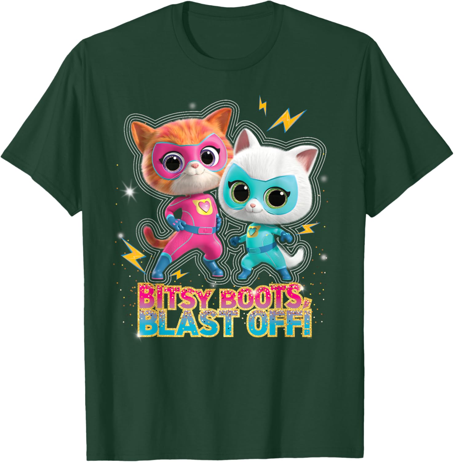 Disney Junior SuperKitties Ginny and Bitsy Blast Off T-Shirt for Kids - 6