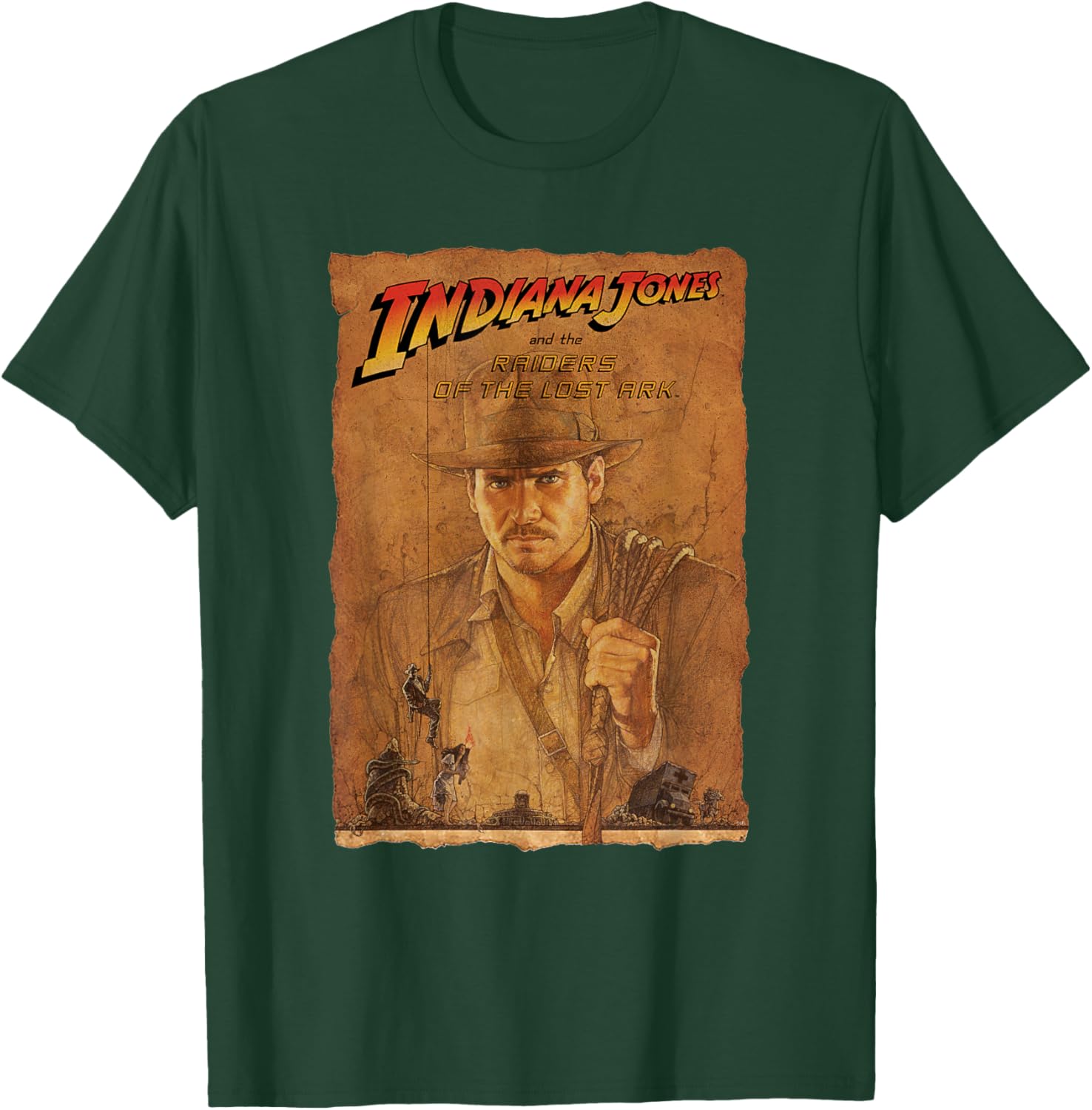 Indiana Jones Raiders of the Lost Ark Poster Art T-Shirt for Fans - 20