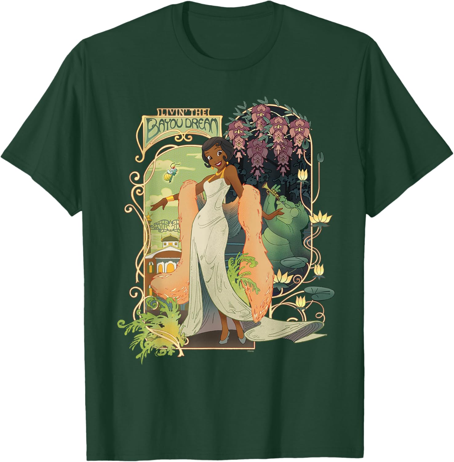 Disney Princess Tiana Livin' the Bayou Dream T-Shirt for Kids and Adults - 17