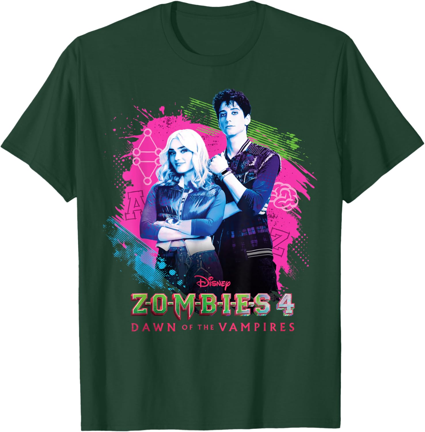 Disney Zombies 4 T-Shirt featuring Zed and Addison for fans - 7