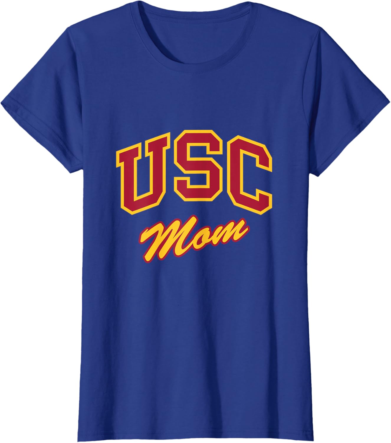 USC Mom Retro Script T-Shirt Perfect for Sports and Outdoor Activities - 9