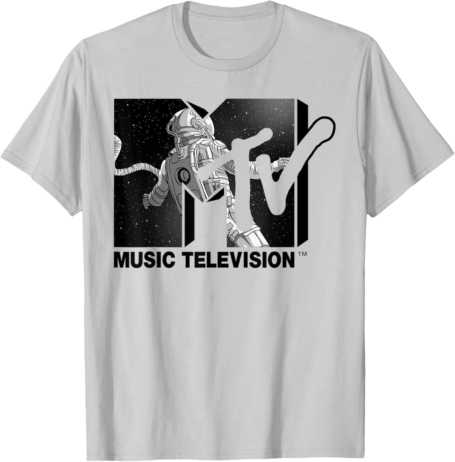 Mademark x MTV Astronaut Stratosphere Tee - Cool Graphic T-Shirt for Fans - 3