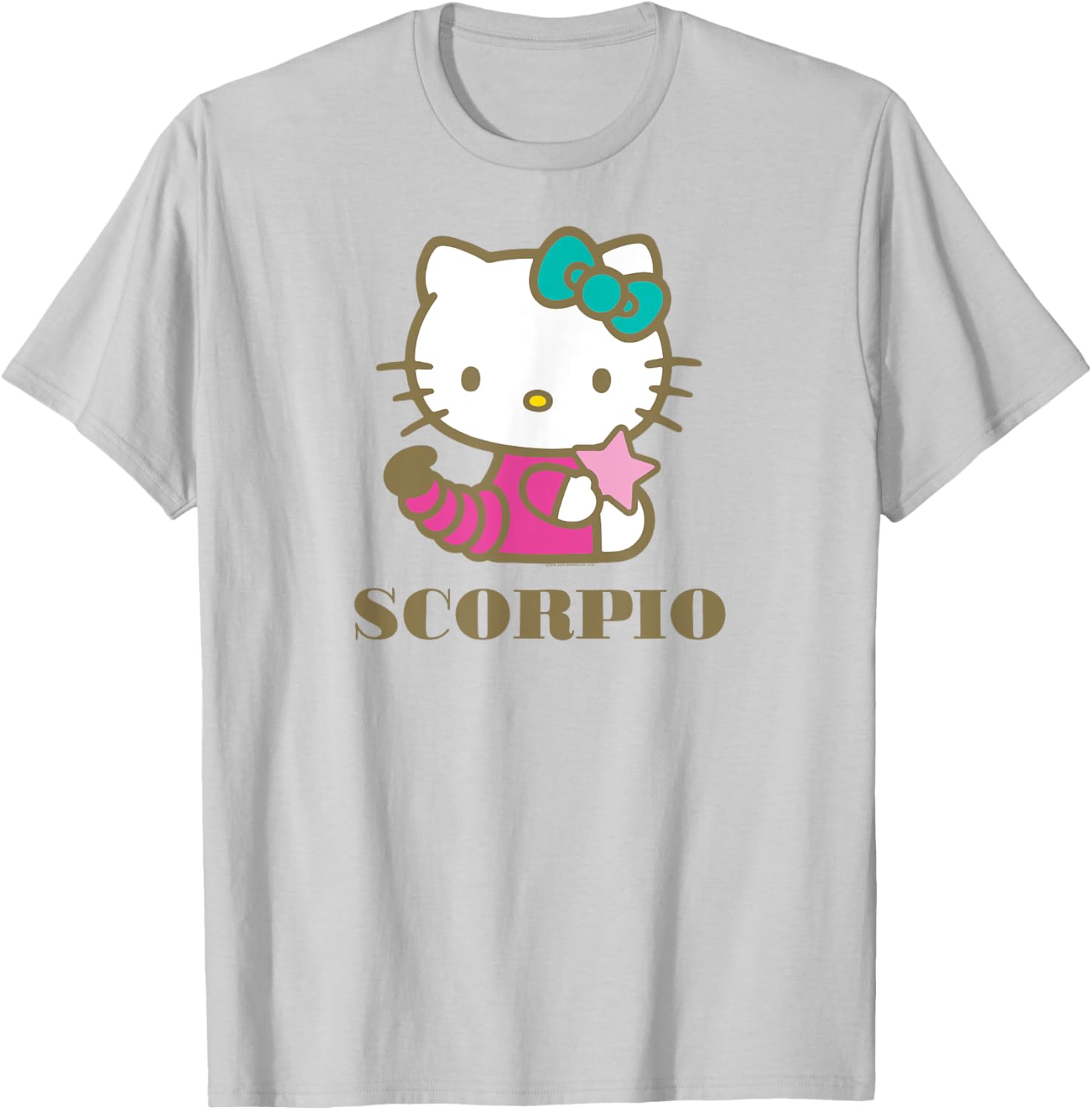 Hello Kitty Scorpio Zodiac T-Shirt for Trendy Fans of Cute Fashion - 12