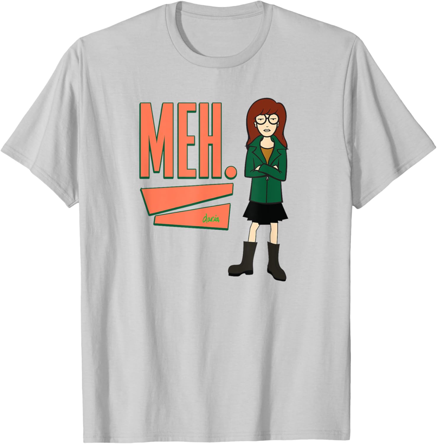 Mademark x Daria Meh T-Shirt Stylish and Comfortable Graphic Tee - 4