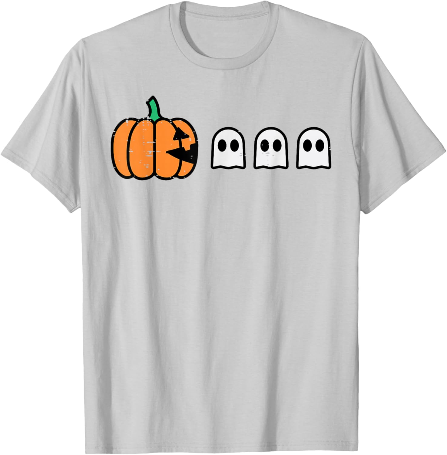 Halloween Gamer Pumpkin Ghost T-Shirt for Men Boys and Kids - 4