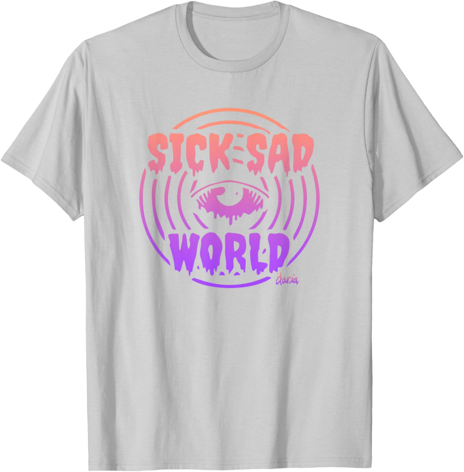 Mademark x Daria Sick Sad World Gradient T-Shirt for Trendy Fashion Lovers - 15