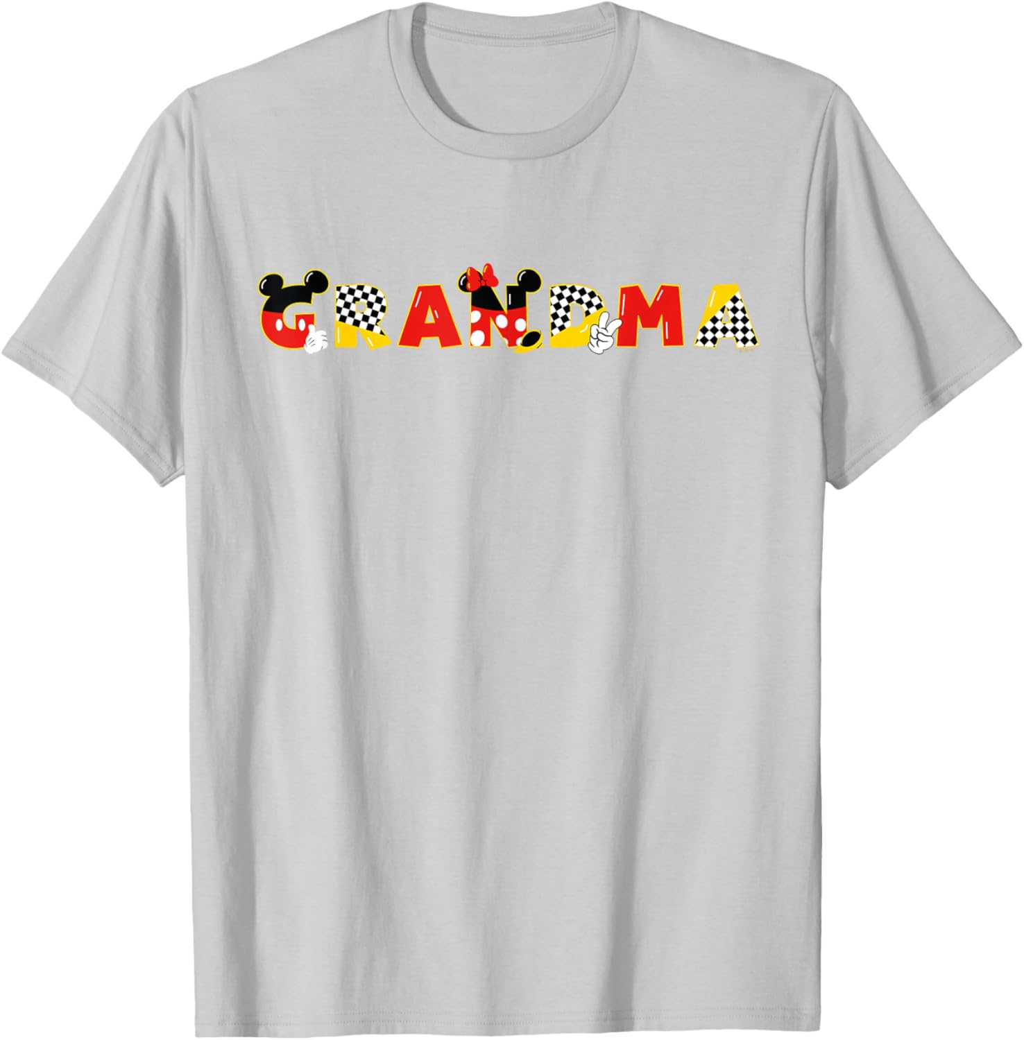 Disney Mickey and Minnie Grandma Gift Family Vacation T-Shirt for Trips - 2