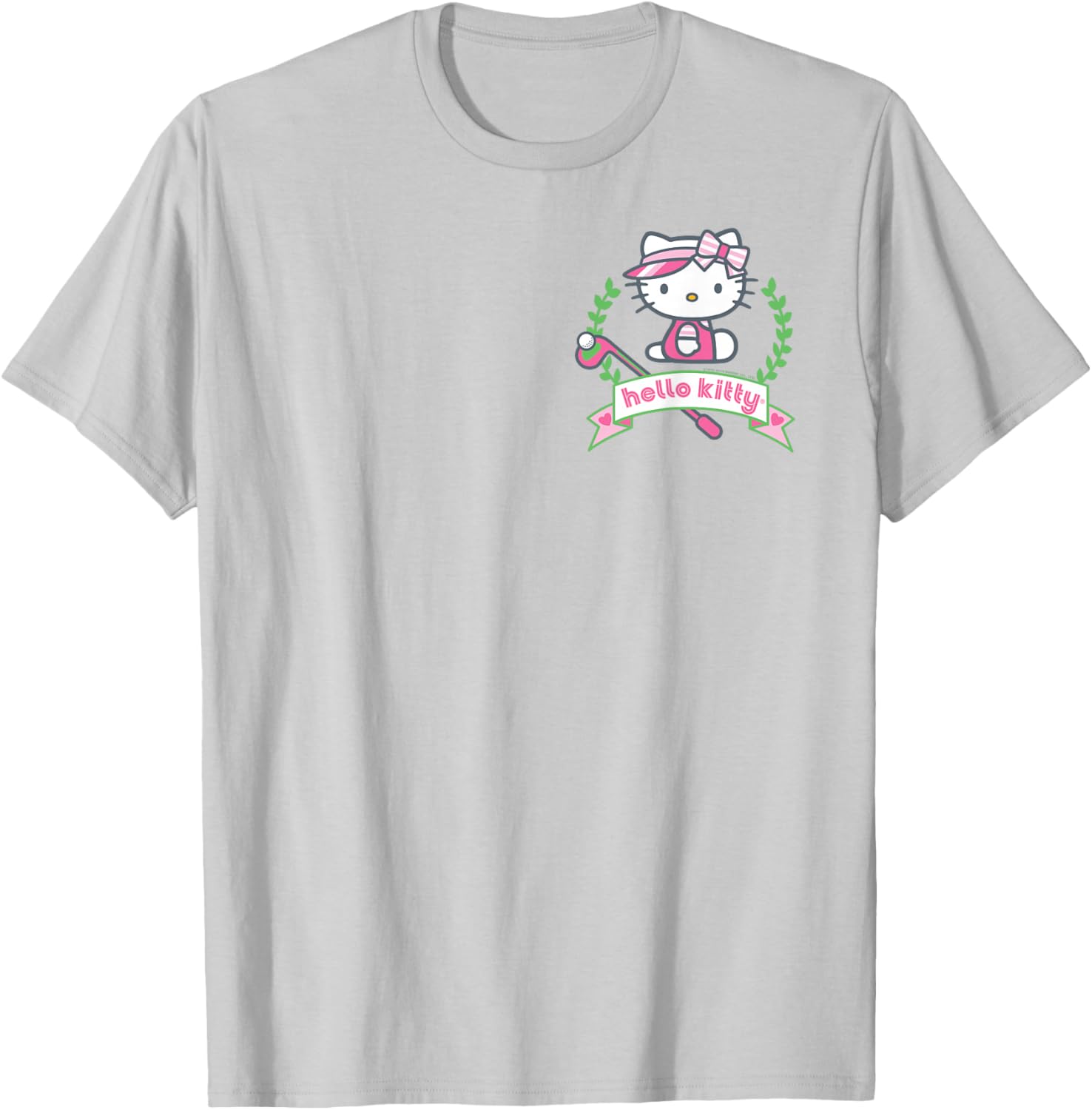Hello Kitty Golf T-Shirt for Fun Golfers - Cute Cartoon Apparel - 9