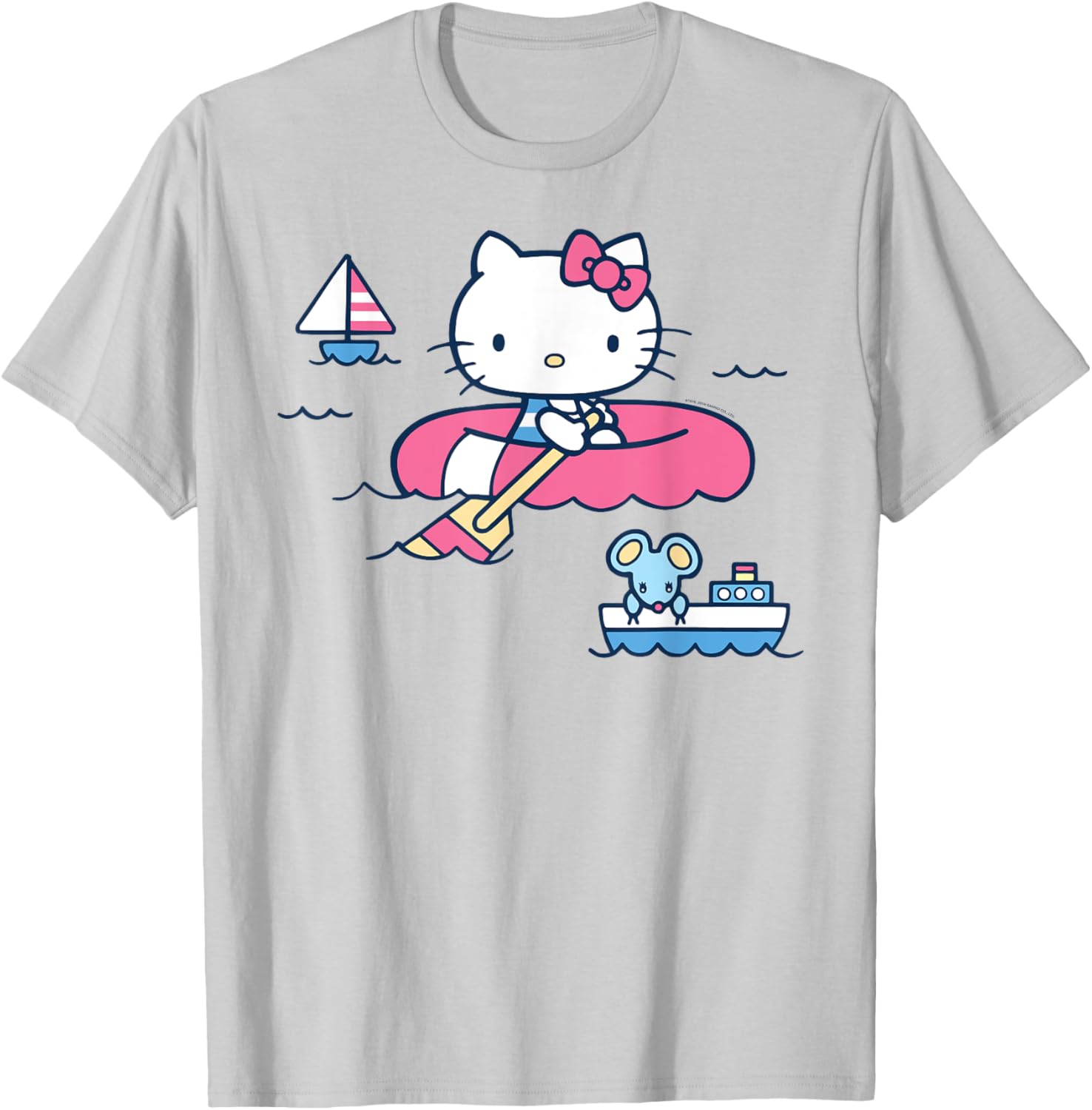 Hello Kitty Summer Boat T-Shirt for All Ages - Fun & Stylish Apparel - 18