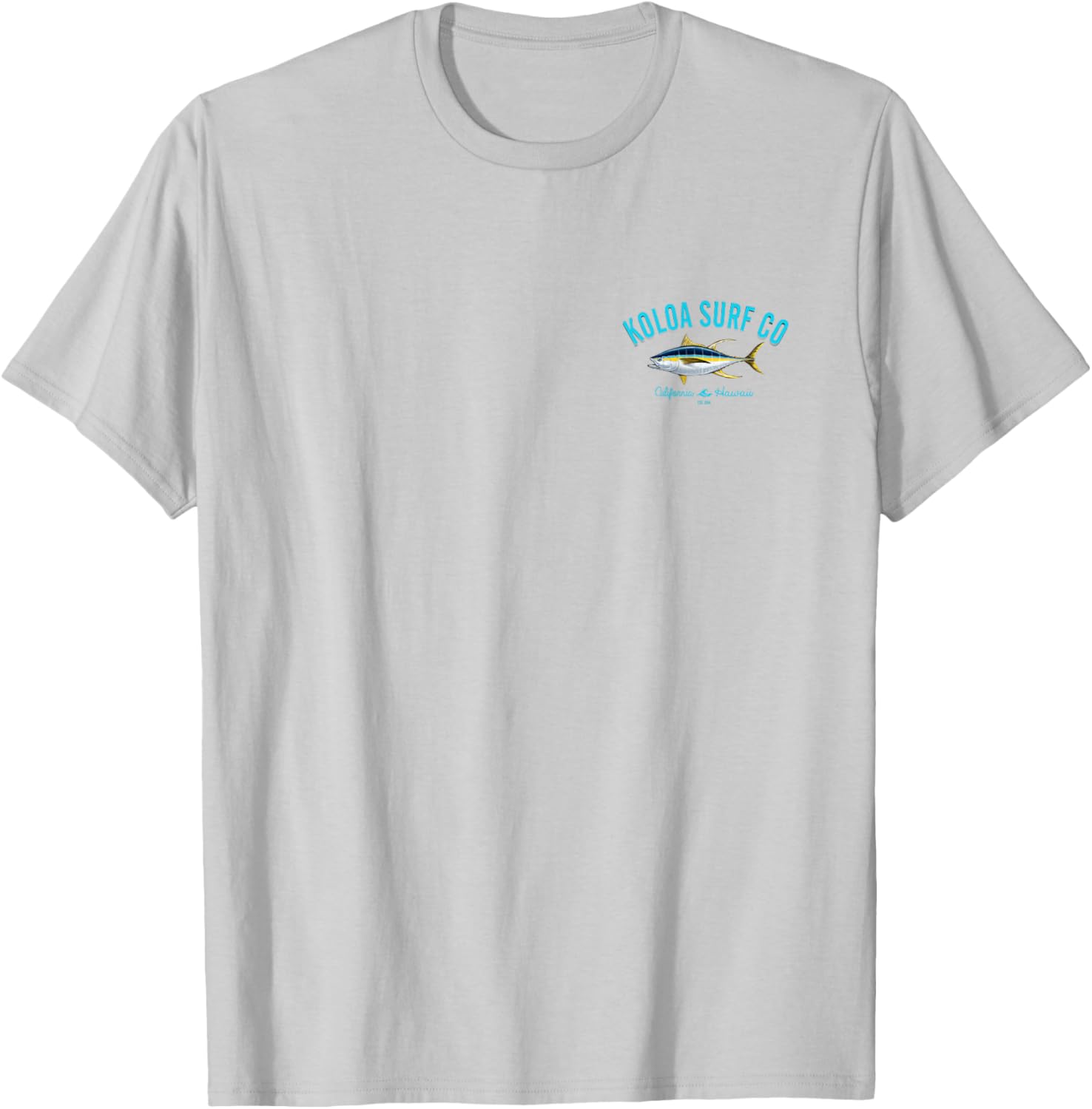 Koloa Surf Yellow Fin Tuna Graphic T-Shirt for Beach Lovers - 8