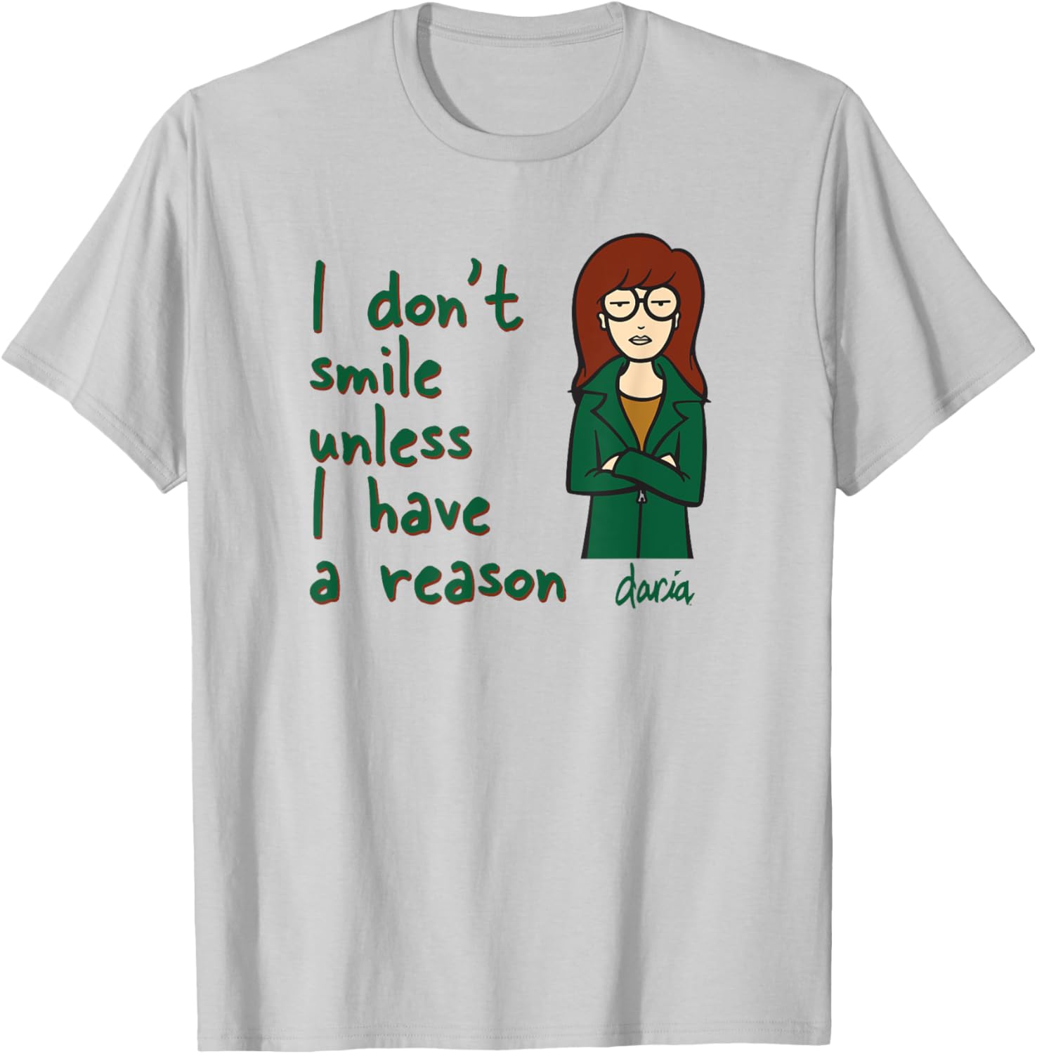 Mademark x Daria I Don't Smile Unless I Have a Reason T-Shirt Guide - 16