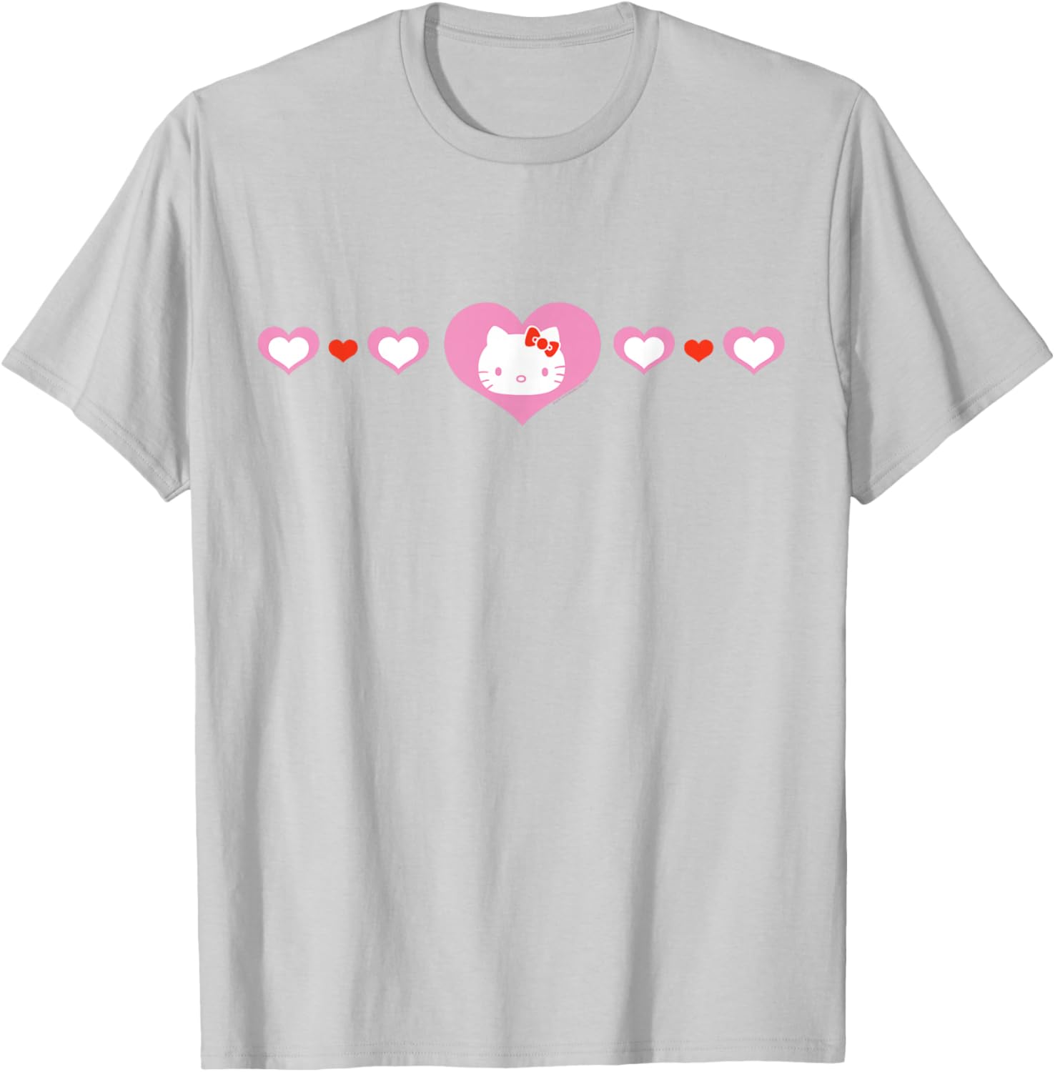 Cute Hello Kitty Hearts T-Shirt for Kids and Adults - Fashionable Apparel - 16