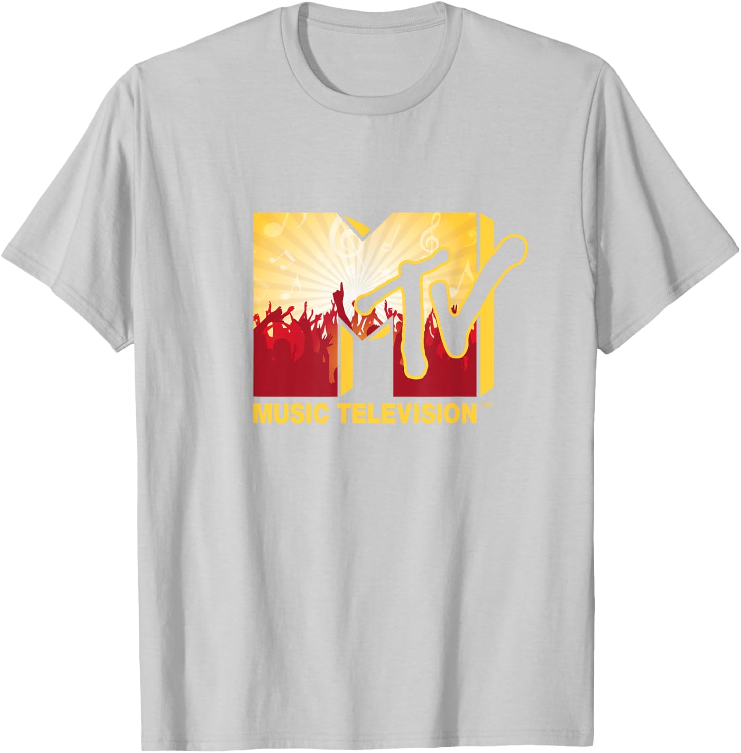 Mademark x MTV Official Logo T-Shirt with Cheerful Party Music Crowd - 10