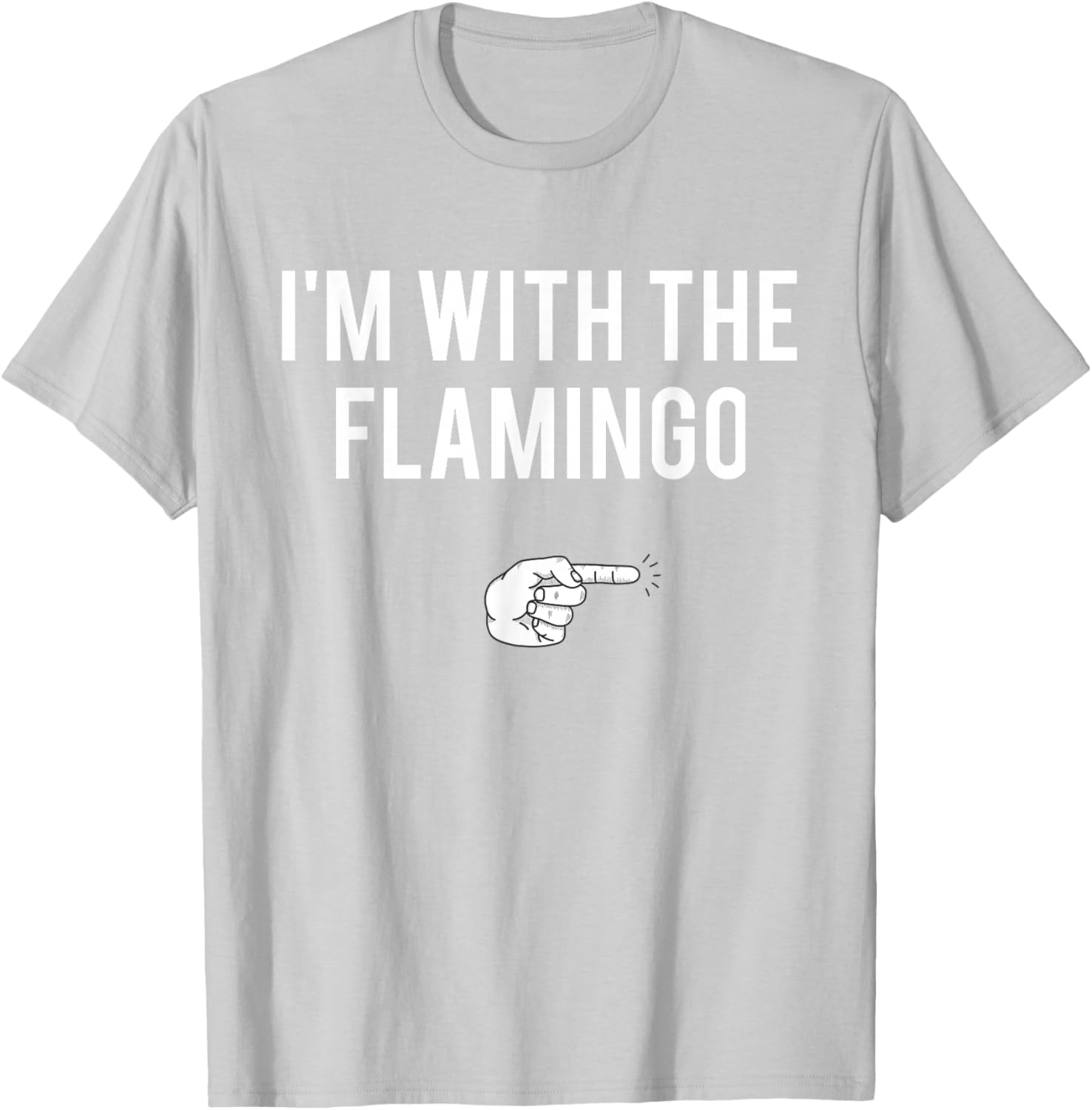 Cute I'm With Flamingo Halloween Costume Party Matching T-Shirt - 19