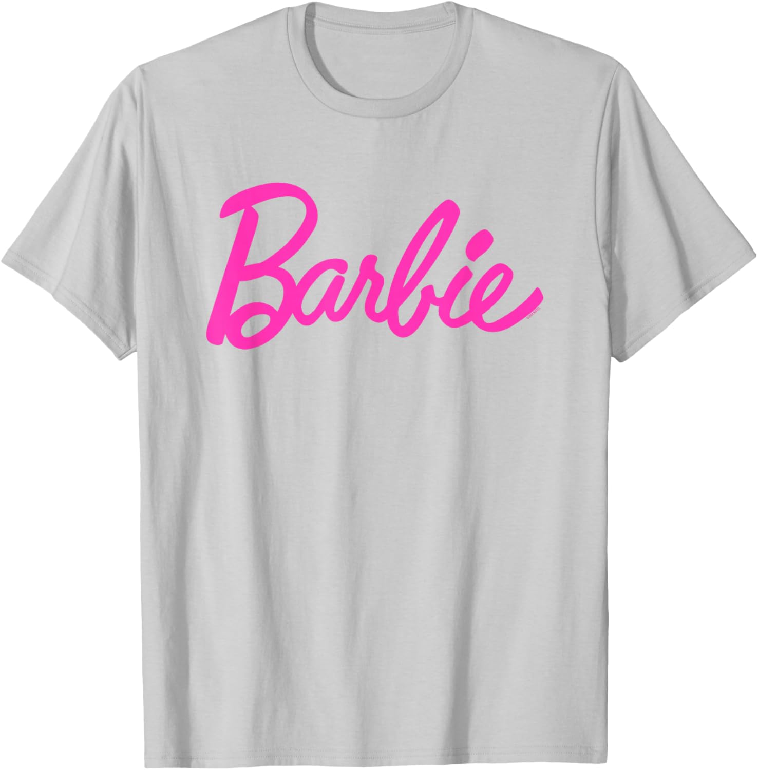 Barbie Classic Script Pink Logo T-Shirt for Trendy Fashion Lovers - 8