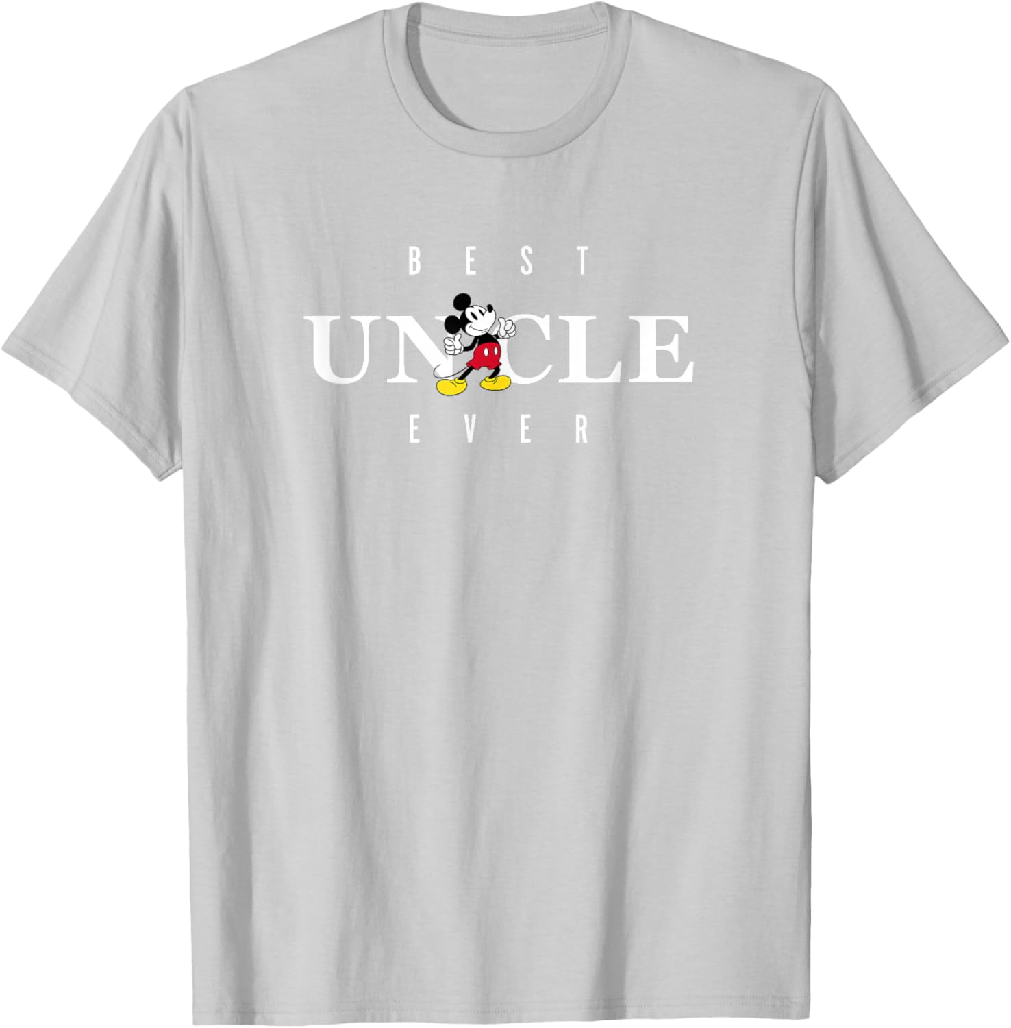Disney Mickey Mouse Best Uncle Ever T-Shirt for Father's Day Gifts - 9