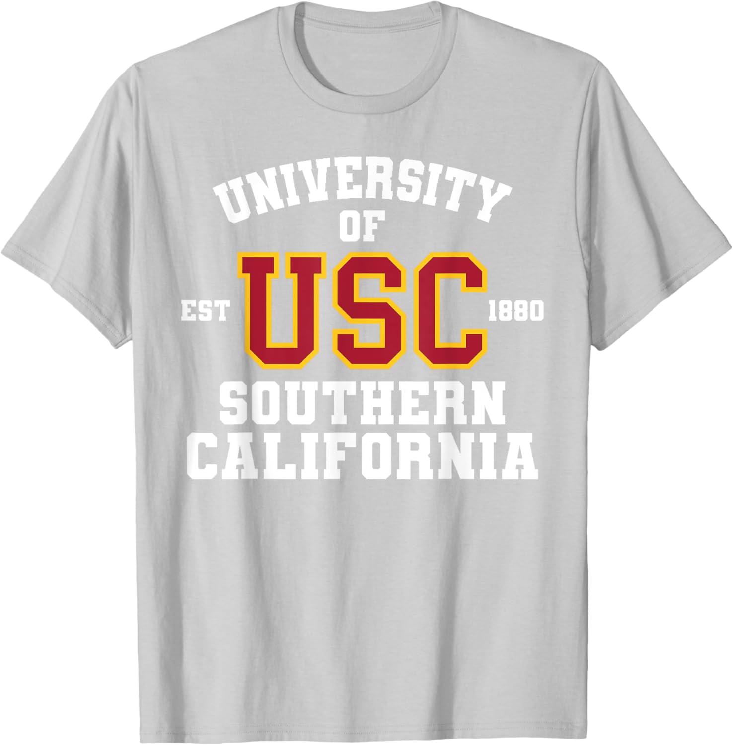 USC Established 1880 University of Southern California T-Shirt for Fans - 1