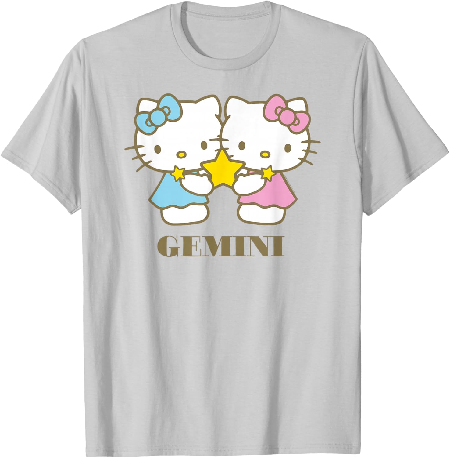 Hello Kitty Gemini T-Shirt for Zodiac Fans - Cute and Stylish Apparel - 17