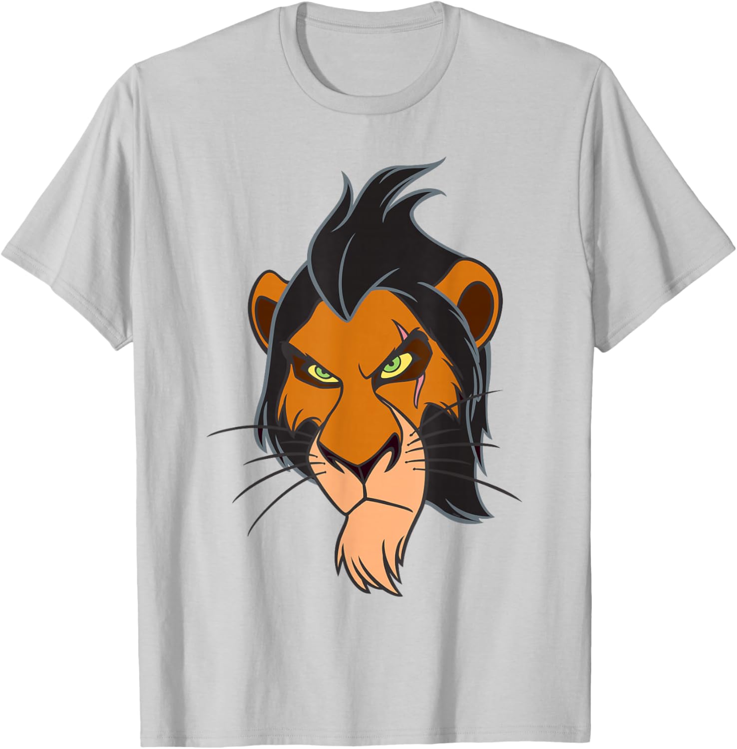 Disney Scar Big Face Costume T-Shirt for Lion King Fans - 23