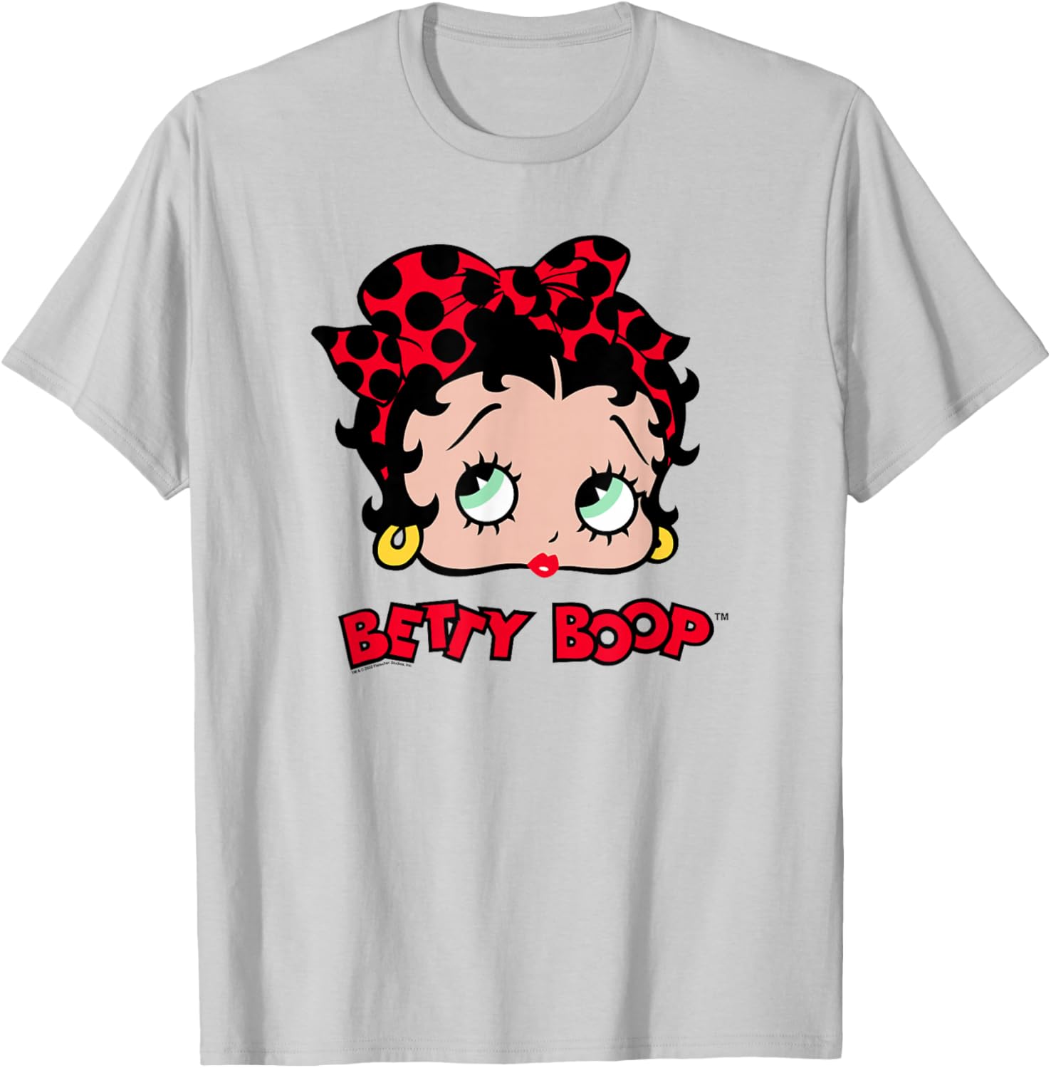 Betty Boop Vintage Dot Bow T-Shirt - Classic Pin Up Style Apparel - 5