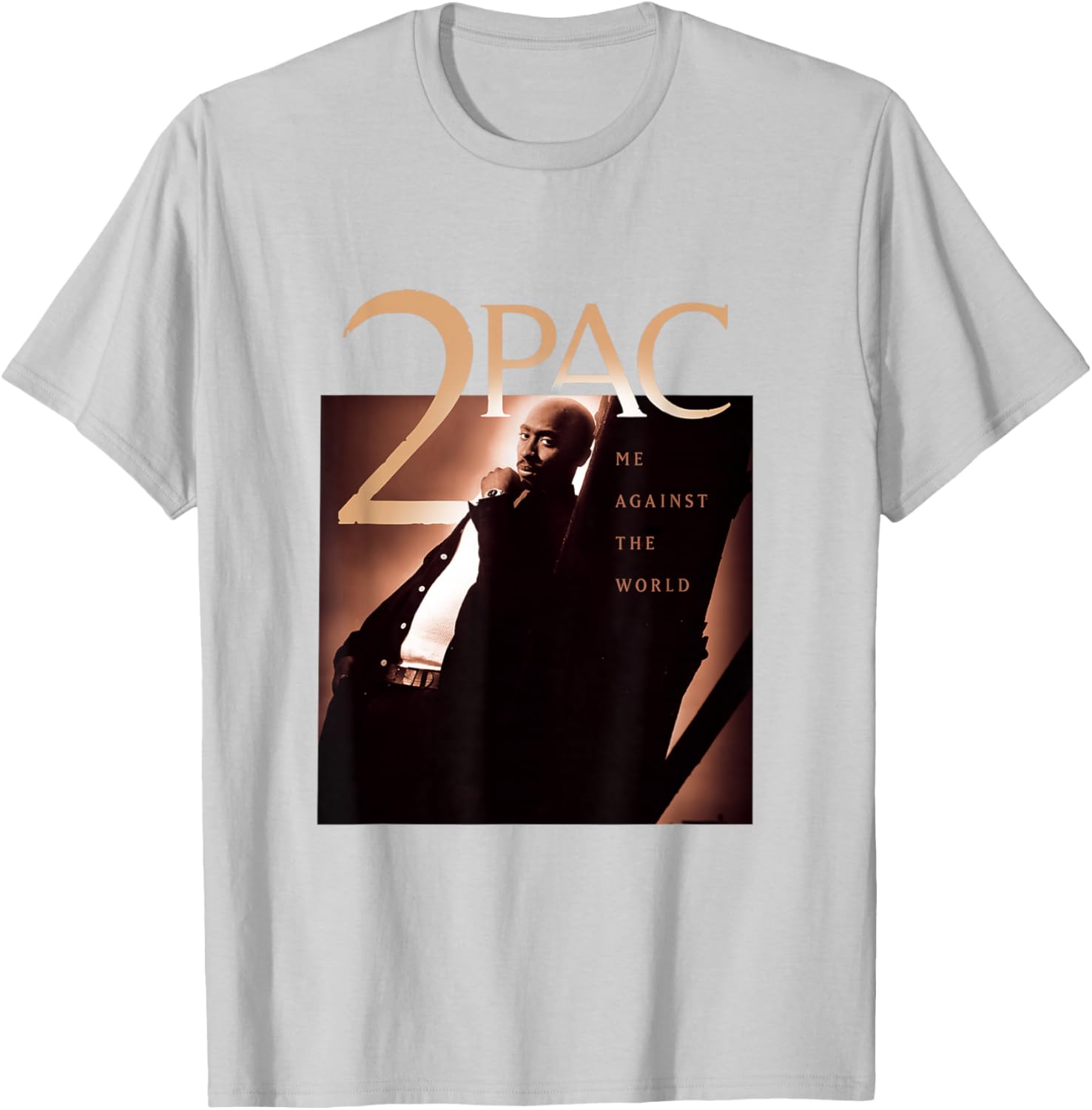 Tupac Shakur Me Against The World Unisex Black Cotton T-Shirt Small - 3
