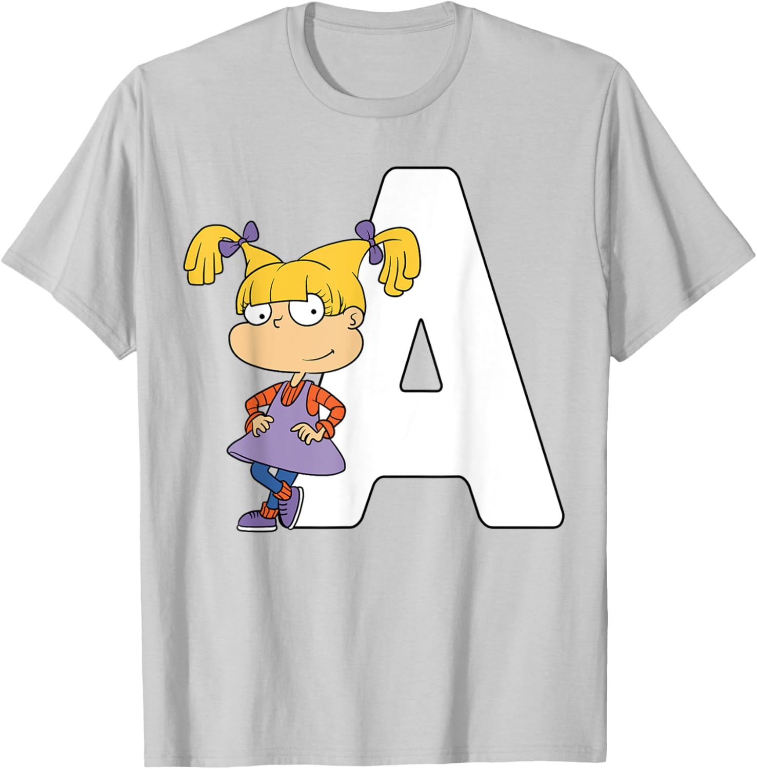 Mademark x Rugrats Angelica Pickles The Girl with an A T-Shirt for Fans - 11