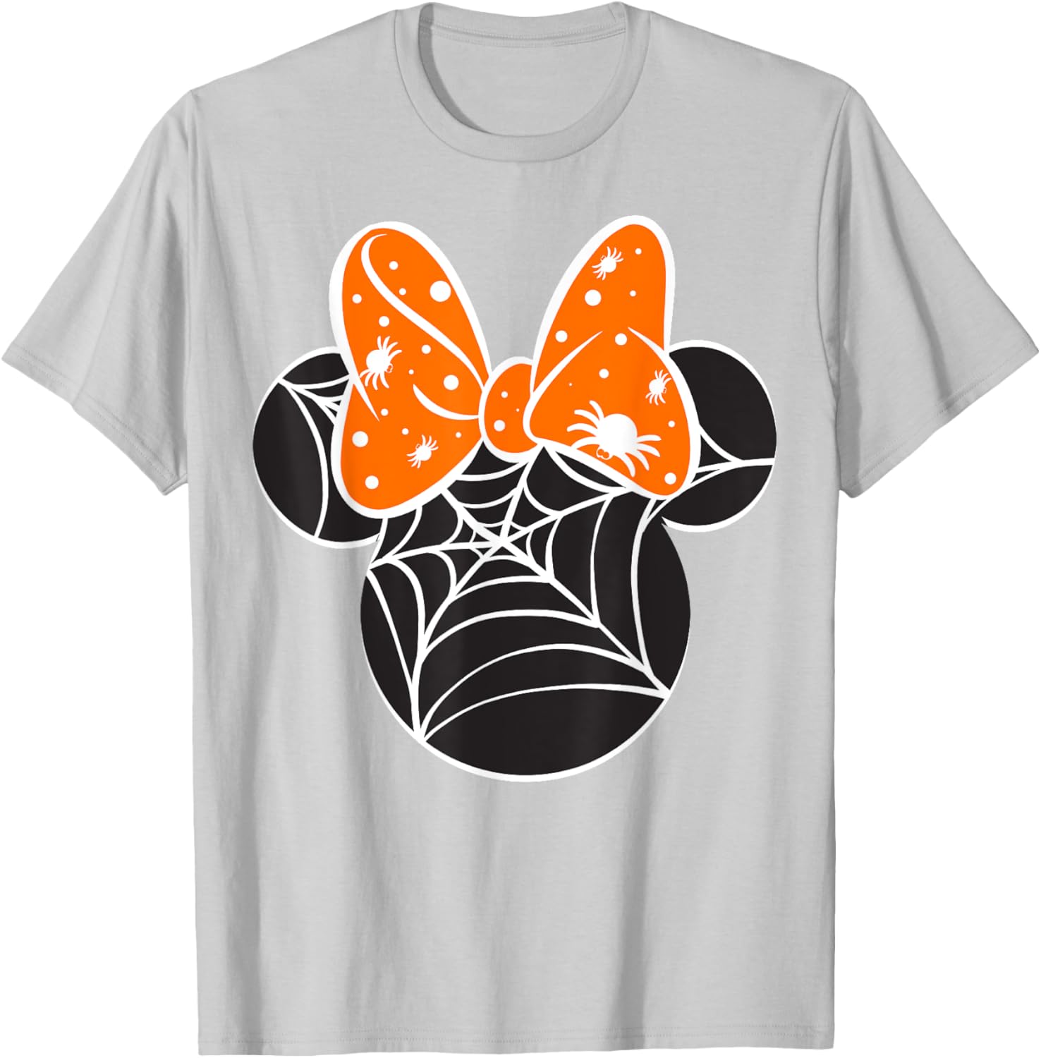 Disney Mickey and Friends Halloween Minnie Spider Web Logo T-Shirt - 13