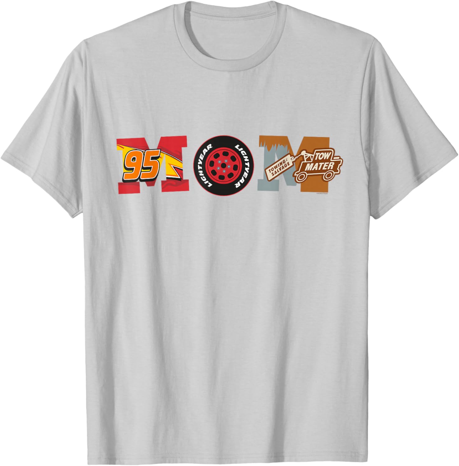 Disney Pixar Cars Mom T-Shirt Perfect for Mother's Day Birthday Gifts - 3