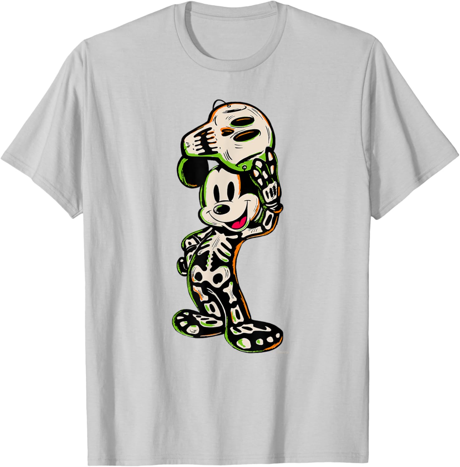 Disney 100 Mickey Mouse Halloween Skeleton Costume T-Shirt for Kids - 22