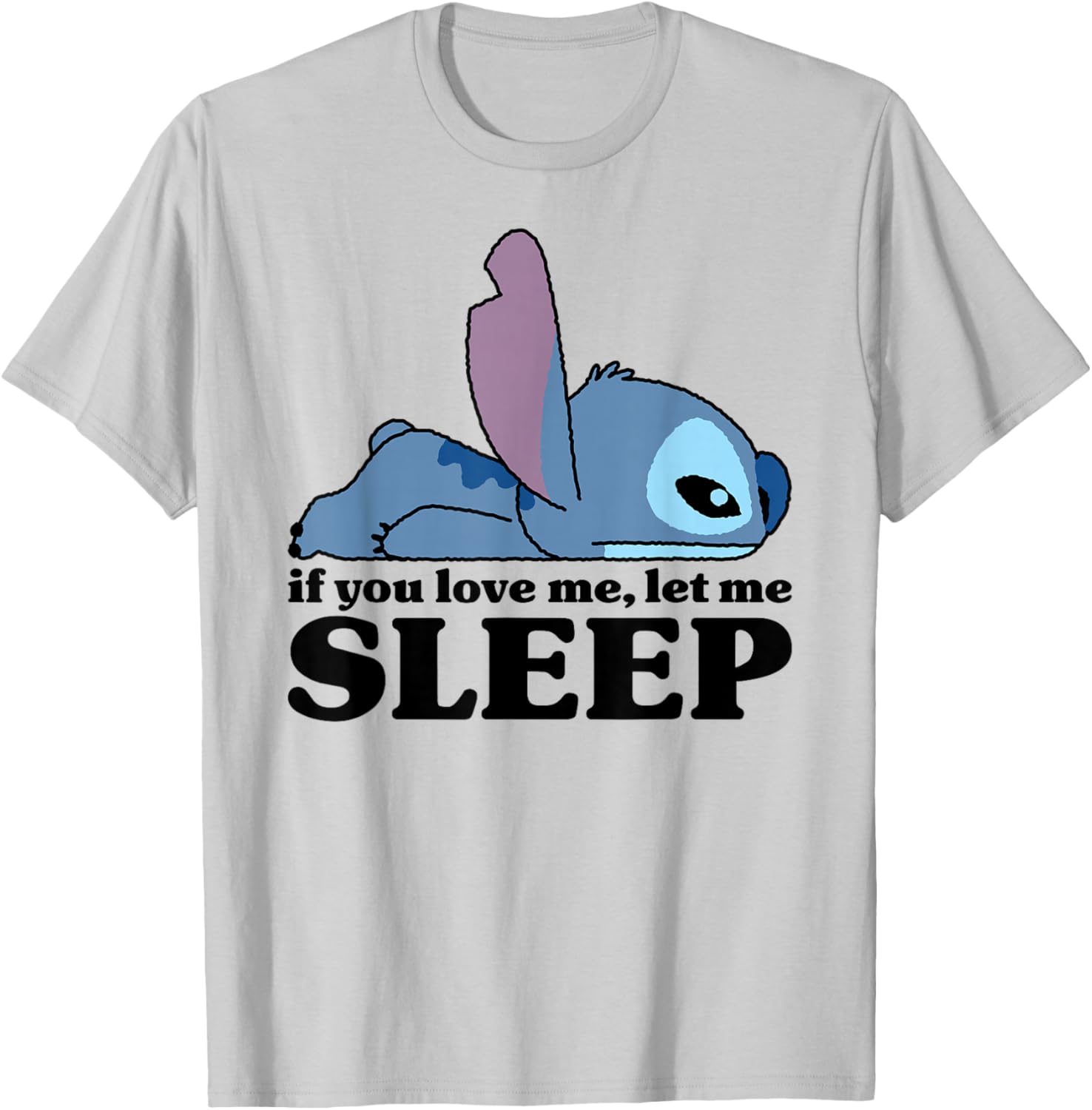 Lilo & Stitch Sleepy Stitch T-Shirt - Cute and Comfy Disney Apparel - 12