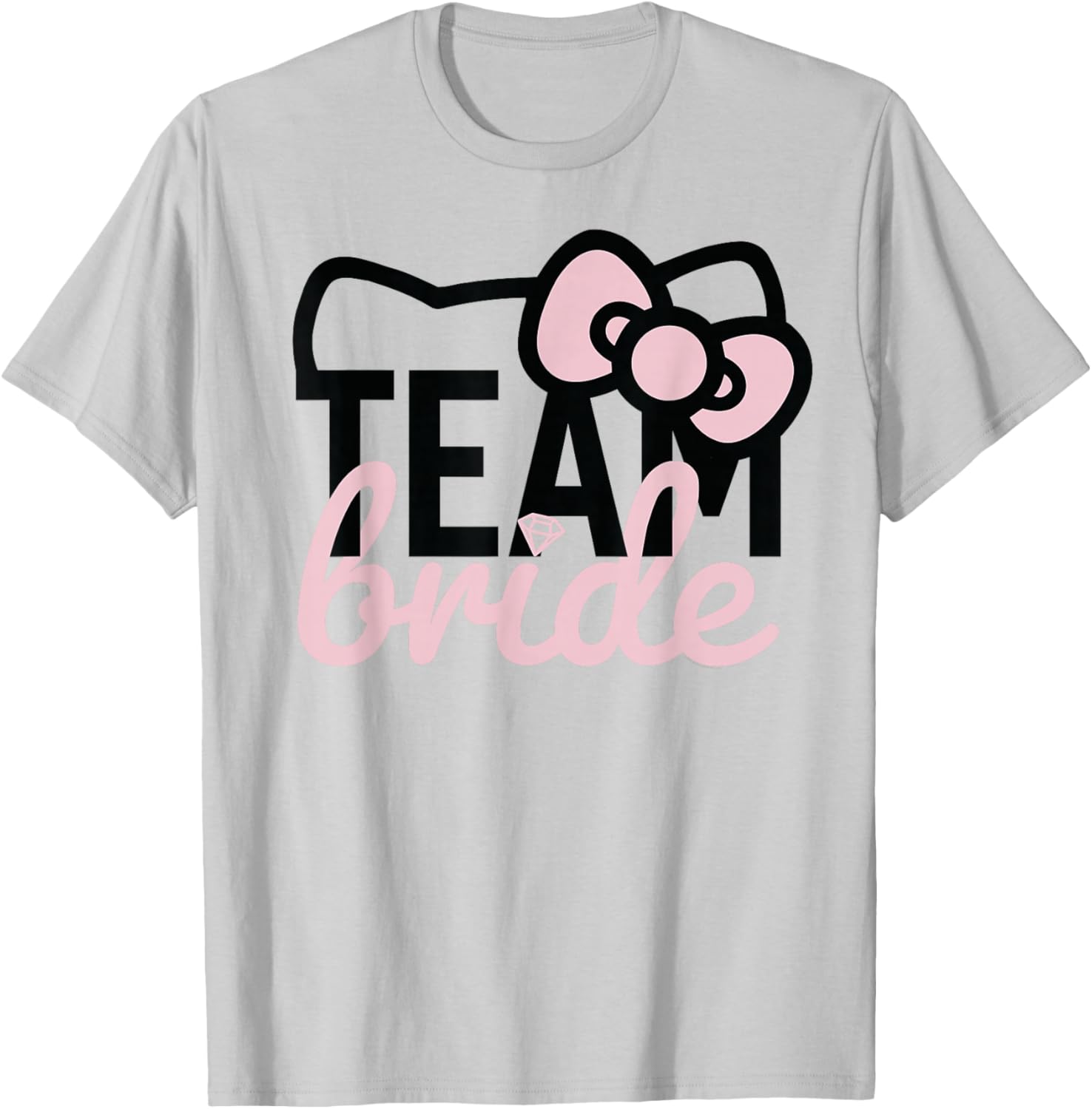 Hello Kitty Team Bride Bridesmaid T-Shirt for Fun Bridal Parties - 3