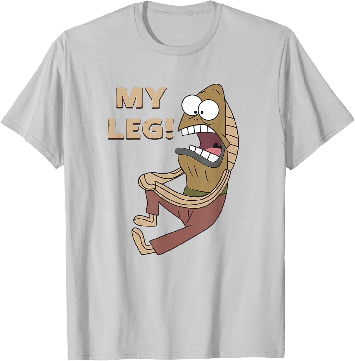Mademark Fred the Fish My Leg T-Shirt SpongeBob SquarePants Apparel - 14