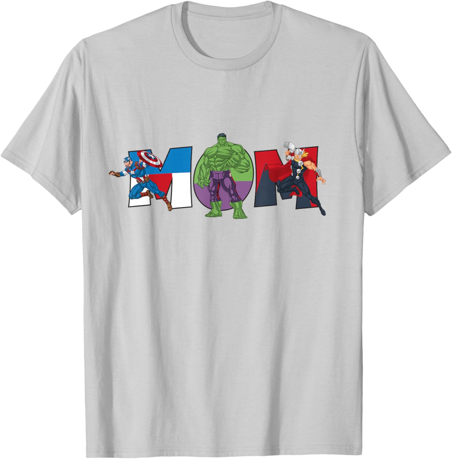 Marvel Avengers Team Mom T-Shirt for Mother's Day Family Trips and Birthdays - 4