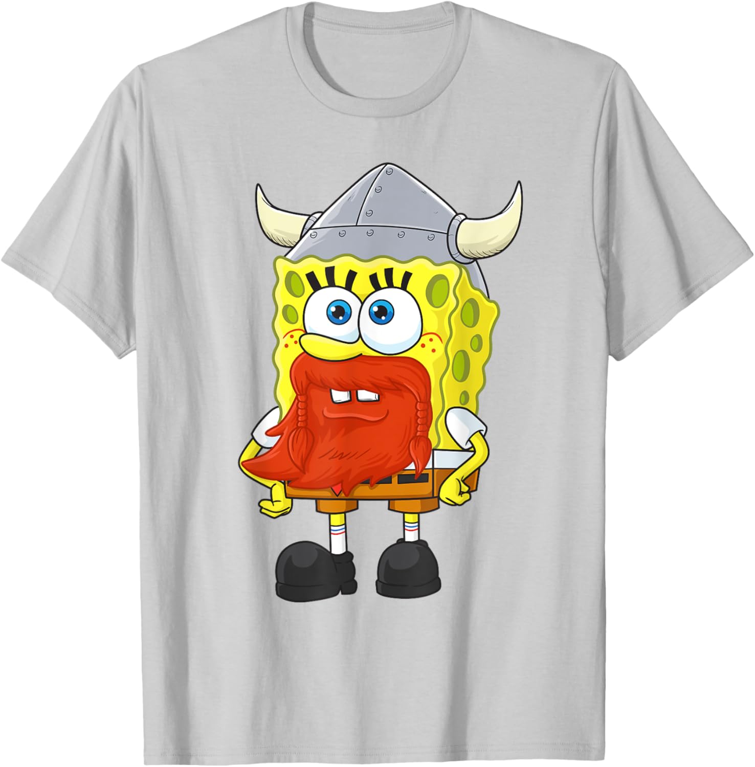 Mademark SpongeBob Happy Leif Erikson Day T-Shirt for Fun Celebrations - 5