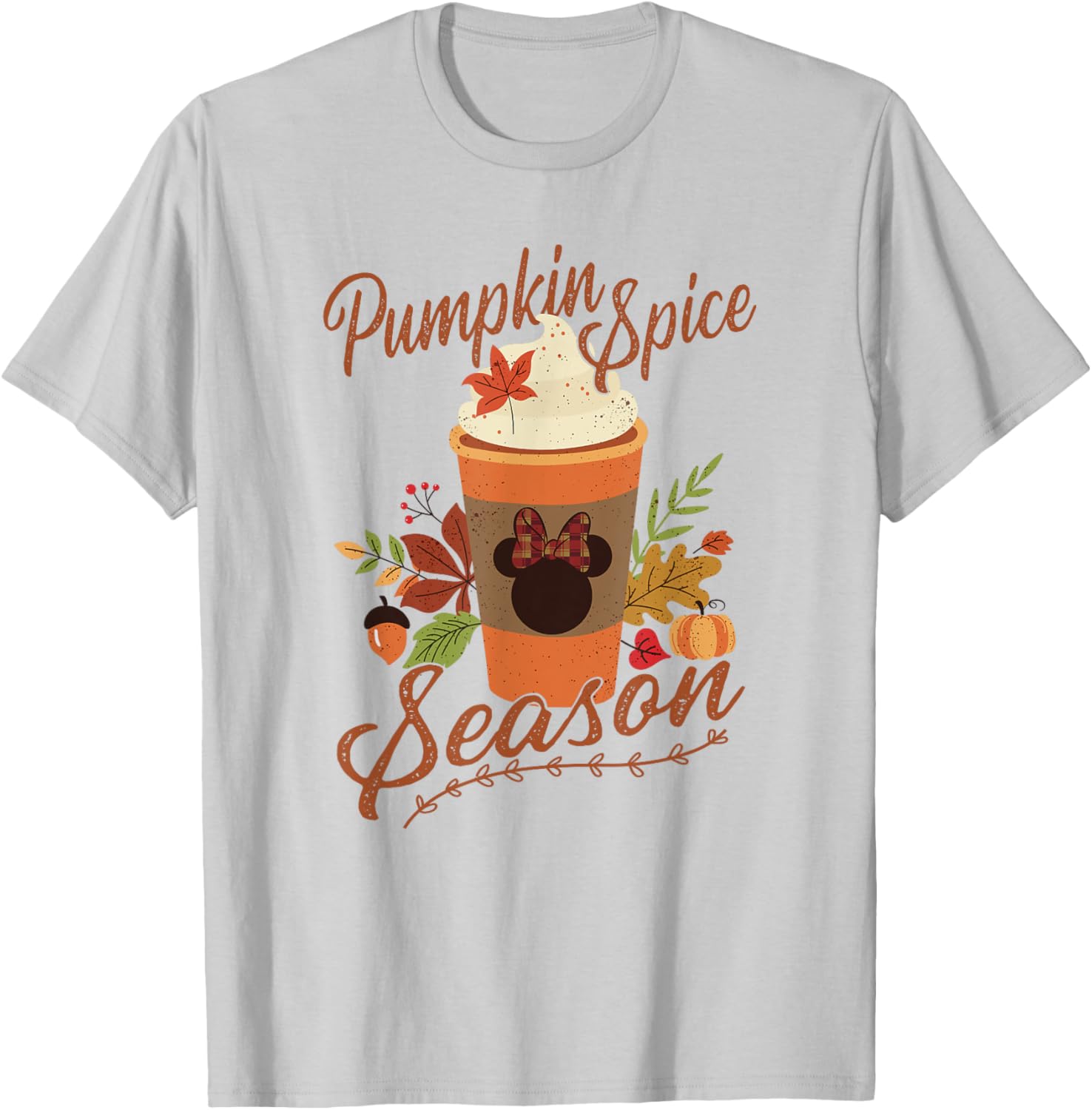 Disney Mickey And Friends Pumpkin Spice T-Shirt for Fall Fun - 1