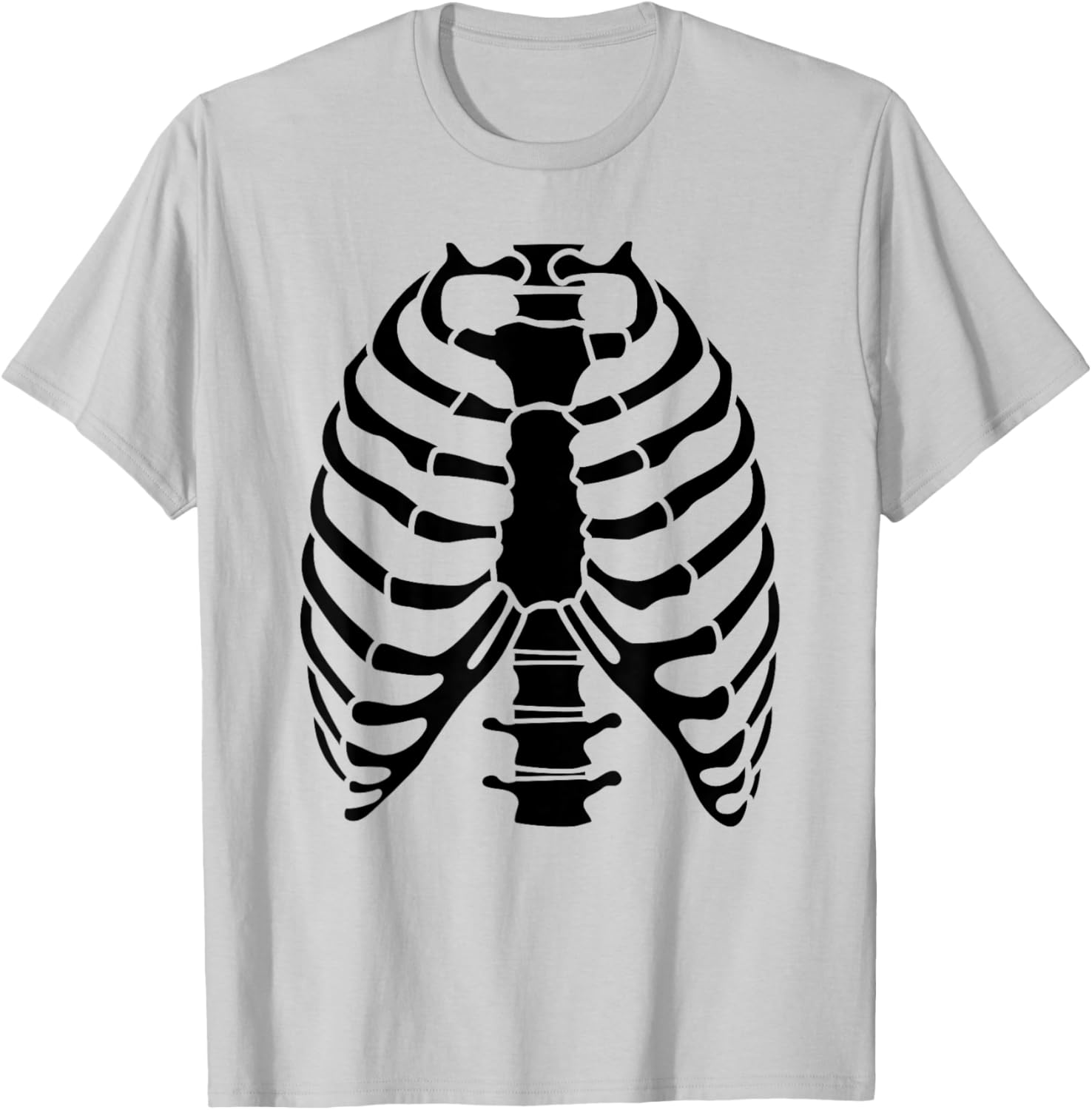 Skeleton Rib Cage Halloween Costume T-Shirt for Fun Celebrations - 16
