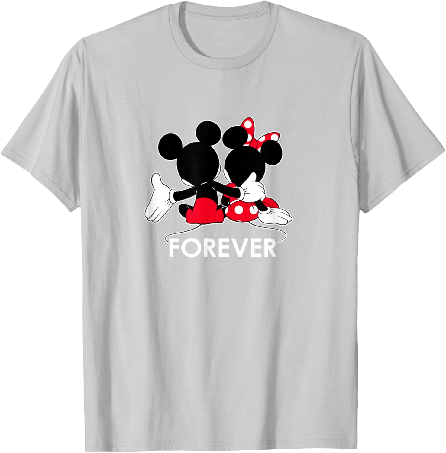 Disney Mickey and Minnie Mouse Silhouette Forever T-Shirt for All Ages - 3