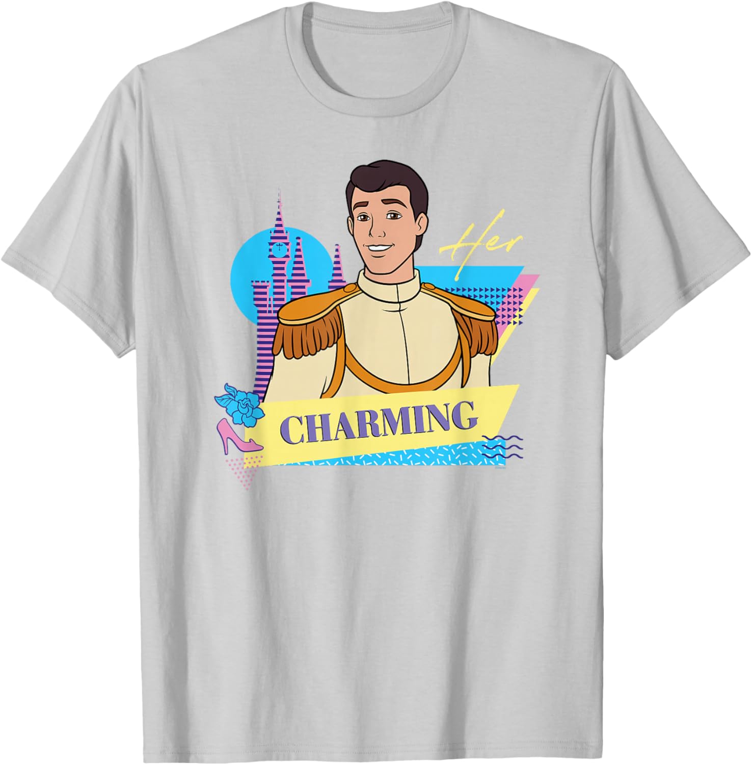 Disney Cinderella Matching T-Shirts for Couples - Her Prince Charming Style - 15